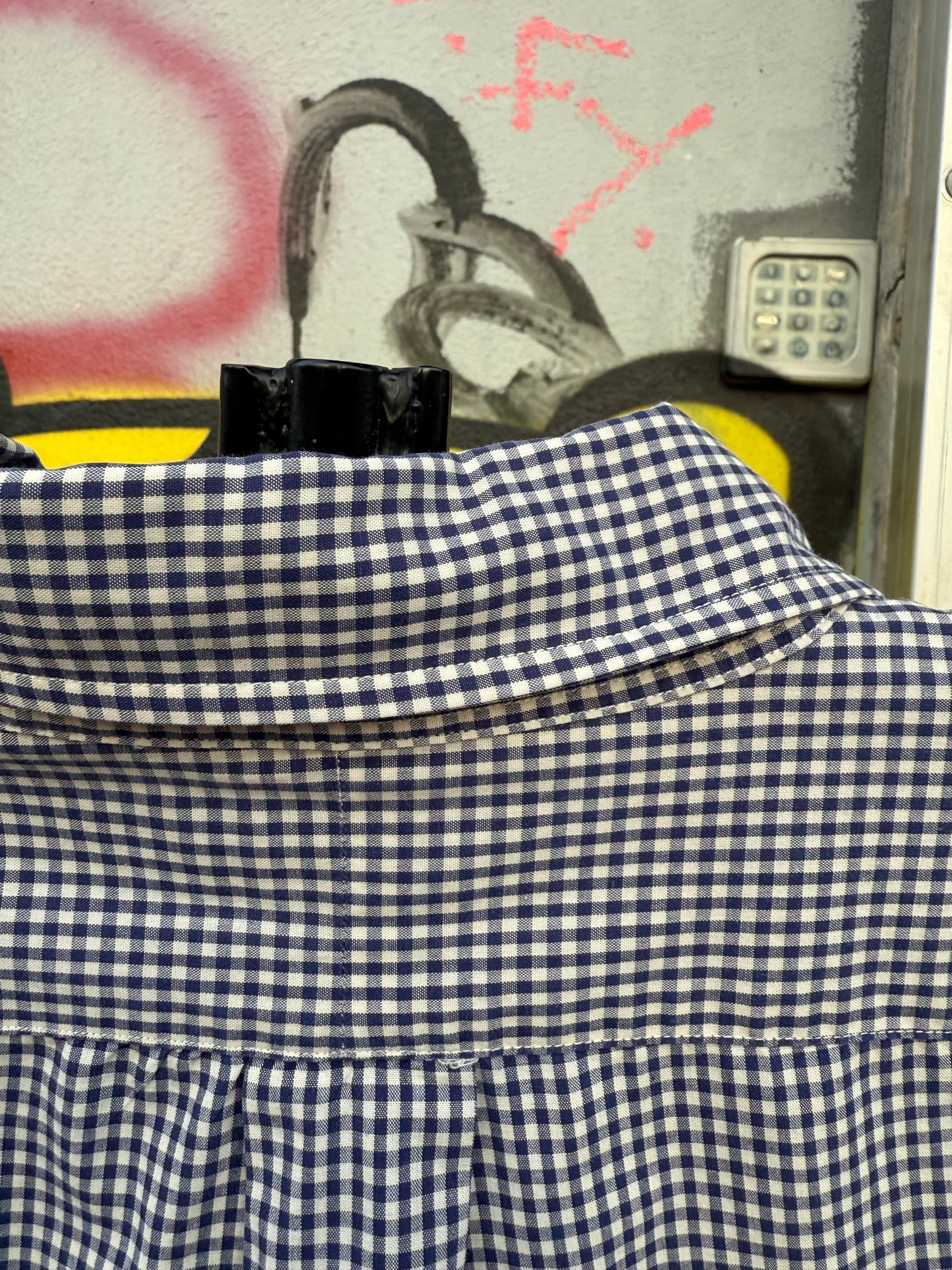 Ralph Lauren | Skjorte | Mørkeblå tern | Large - Re:Junk Vintage