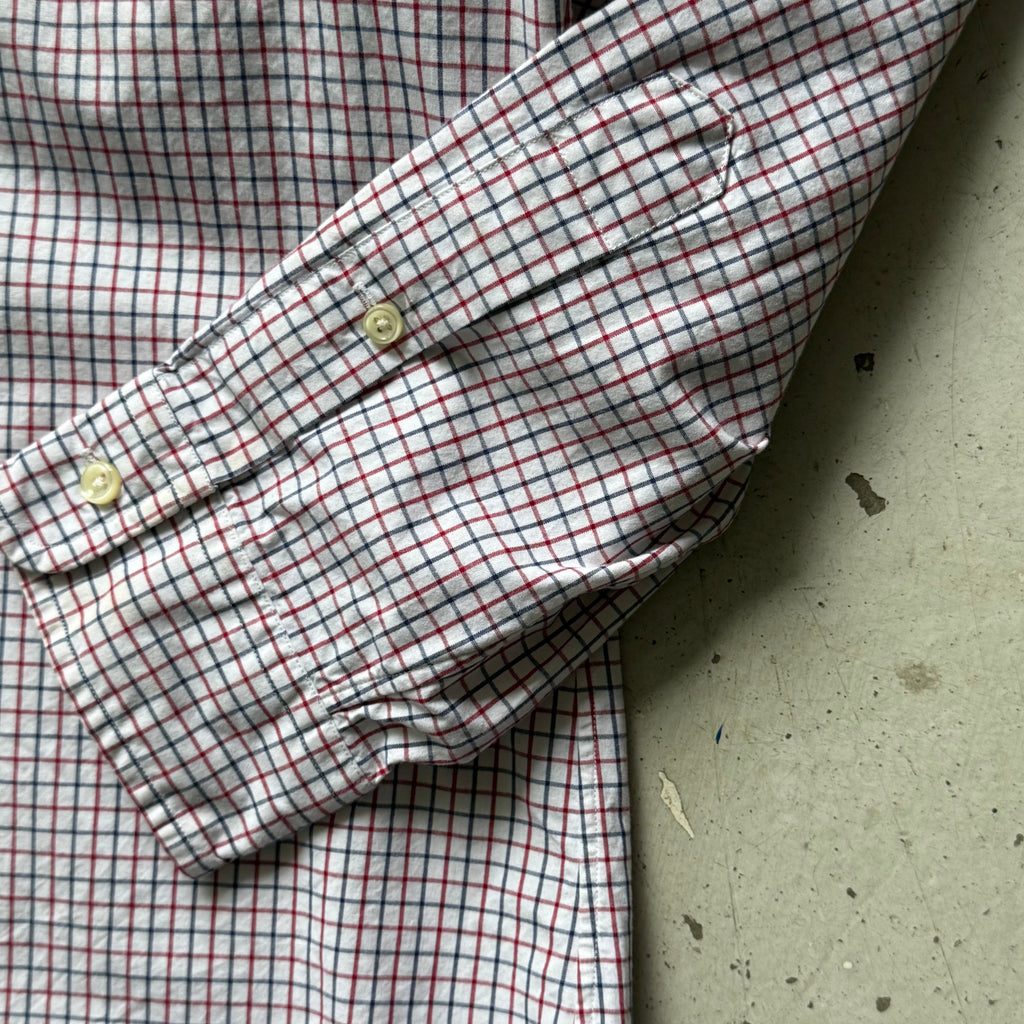 Ralph Lauren | skjorte | rød/hvid/blå tern | XL - Re:Junk Vintage