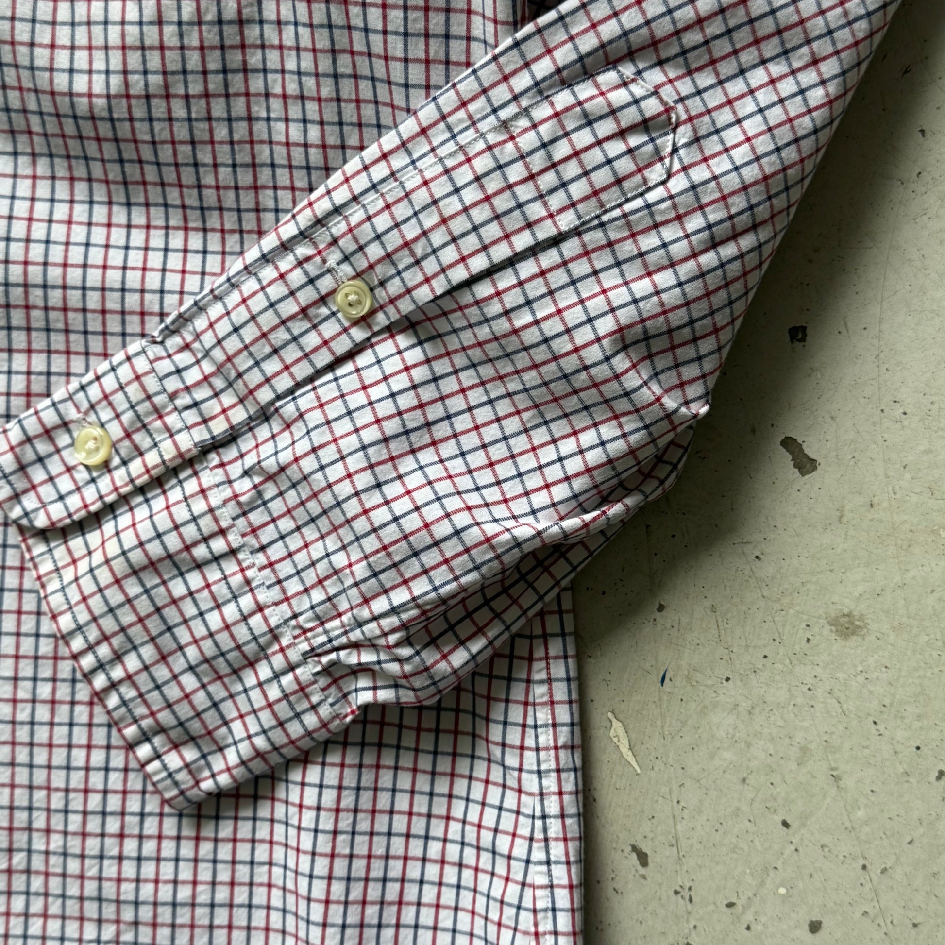 Ralph Lauren | skjorte | rød/hvid/blå tern | XL - Re:Junk Vintage