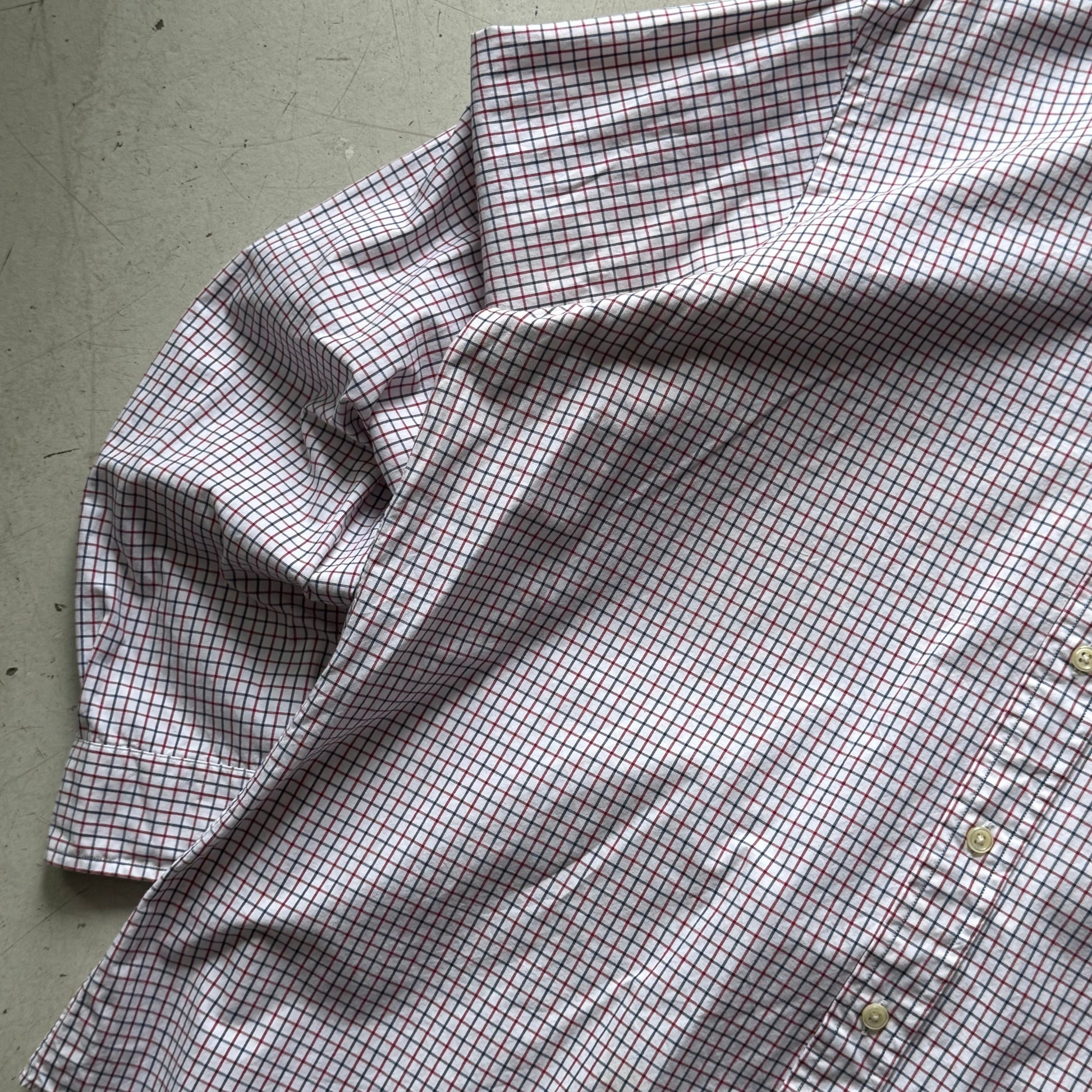 Ralph Lauren | skjorte | rød/hvid/blå tern | XL - Re:Junk Vintage