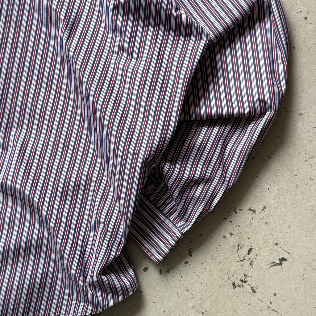 Ralph Lauren | stribet skjorte | rød/blå/hvid | XL - Re:Junk Vintage
