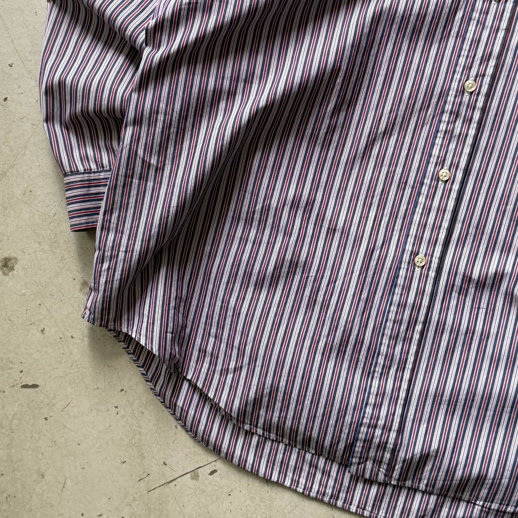 Ralph Lauren | stribet skjorte | rød/blå/hvid | XL - Re:Junk Vintage