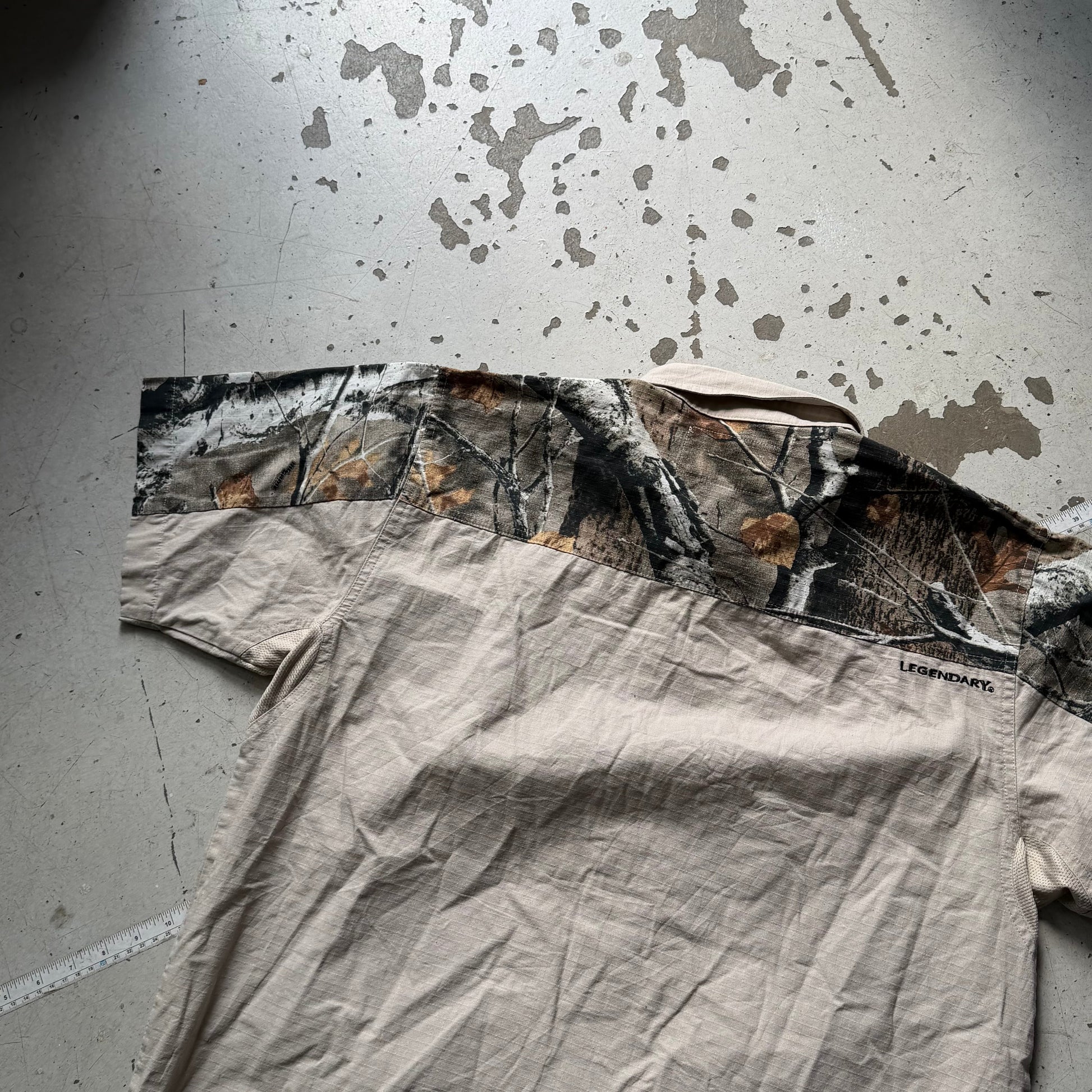 Real Tree | Skjorte | Camo | Large - Re:Junk Vintage