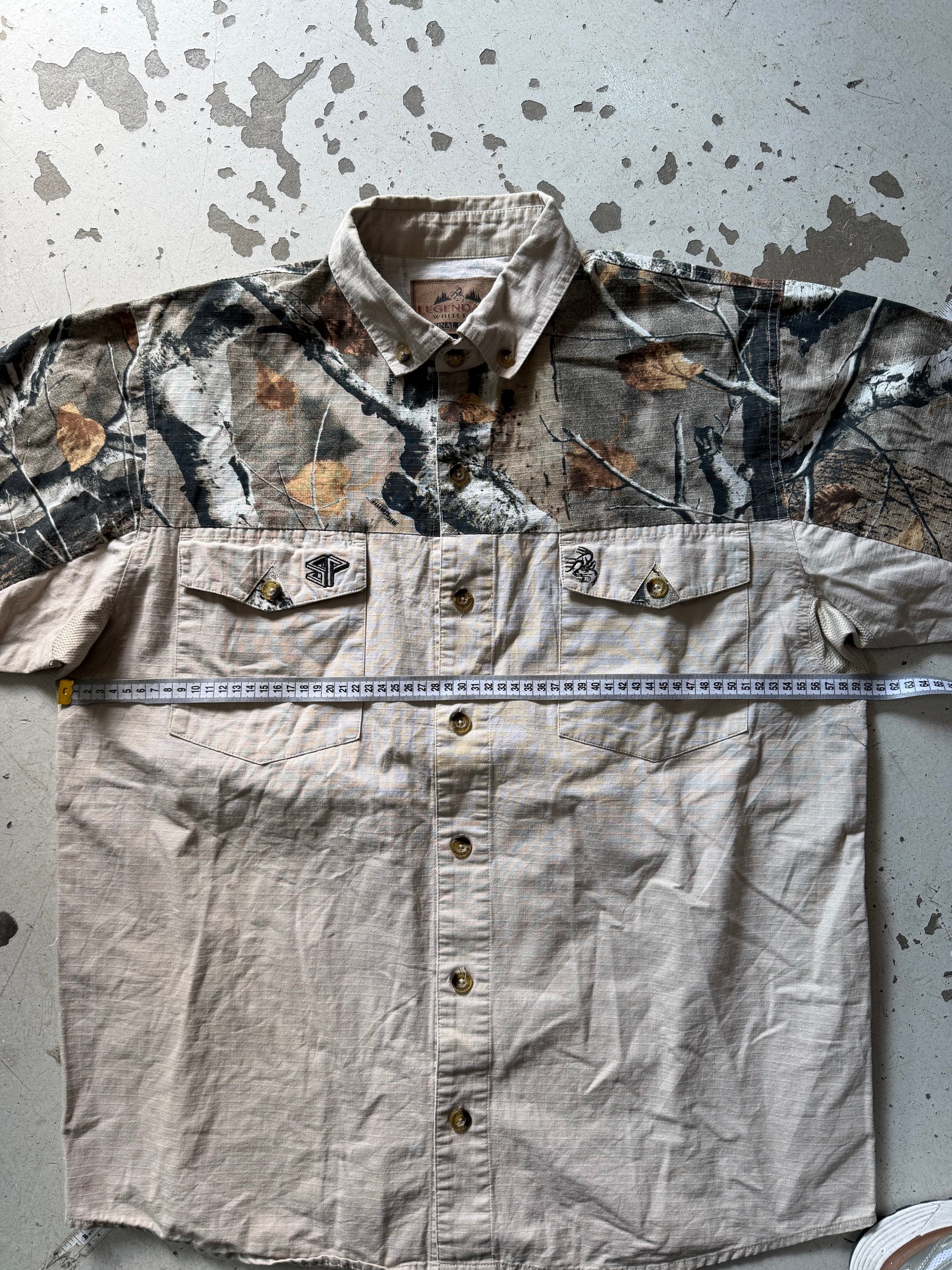 Real Tree | Skjorte | Camo | Large - Re:Junk Vintage