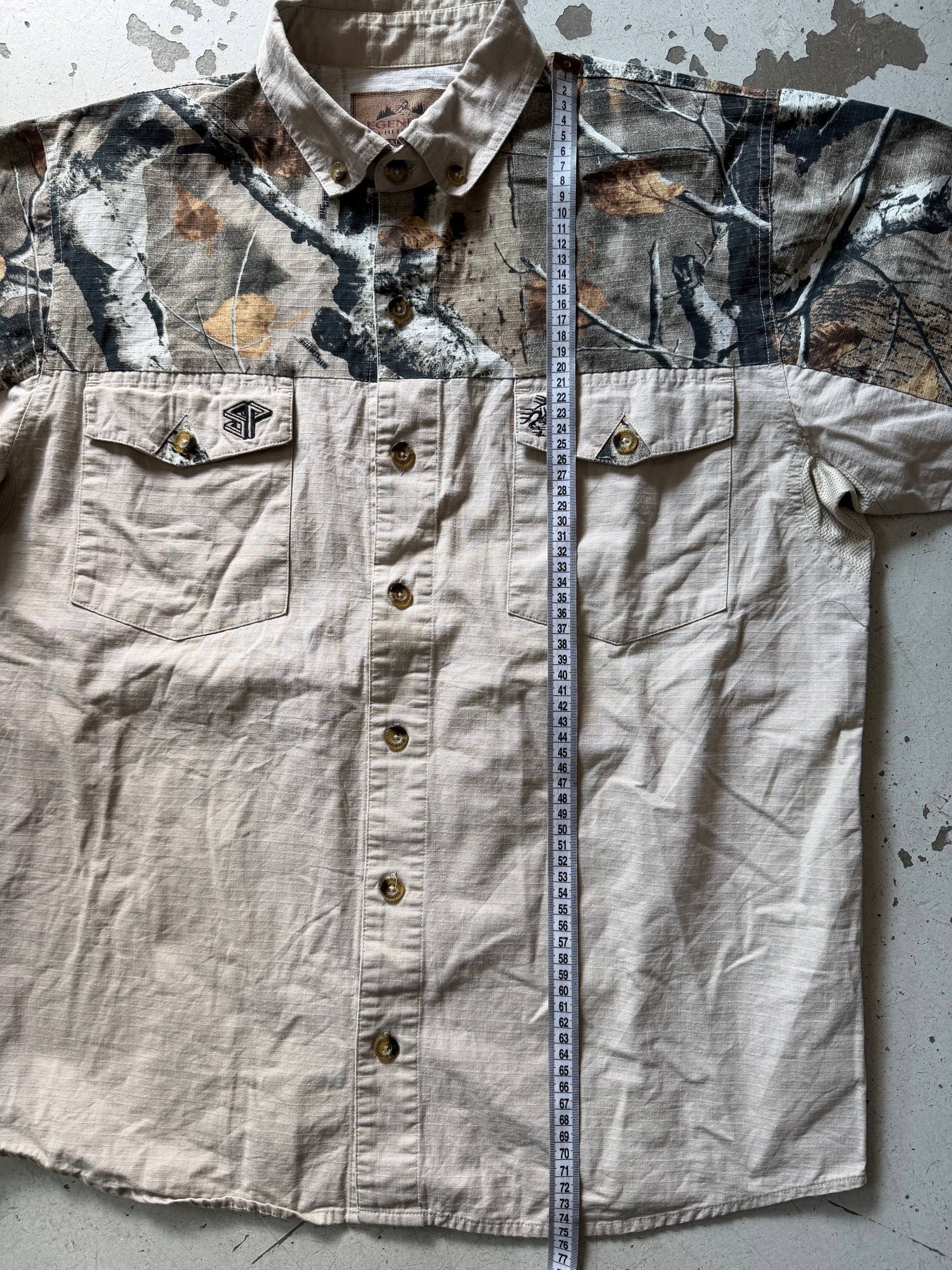 Real Tree | Skjorte | Camo | Large - Re:Junk Vintage