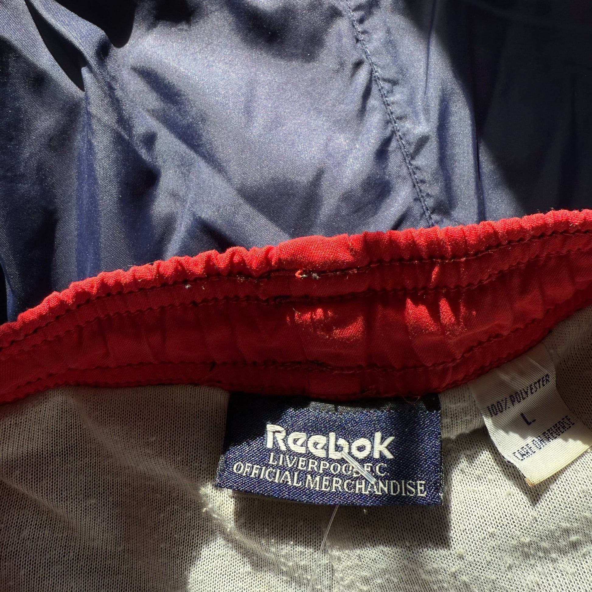 Reebok | Liverpool trackpants | sort/rød | L - Re:Junk Vintage