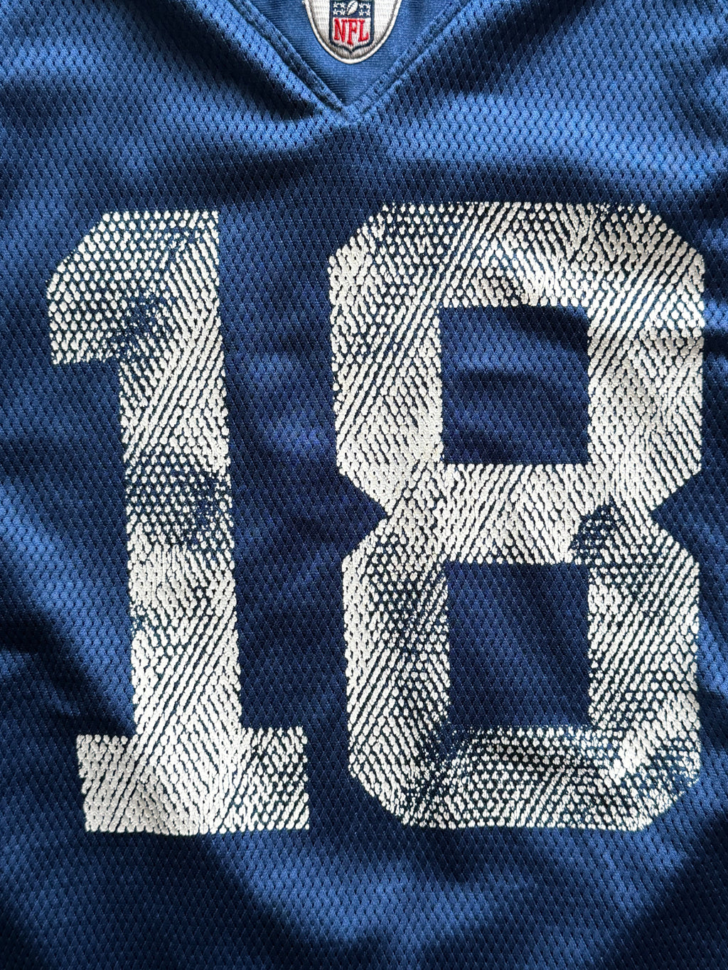 Reebok | Peyton Manning | Blå | M - Re:Junk Vintage