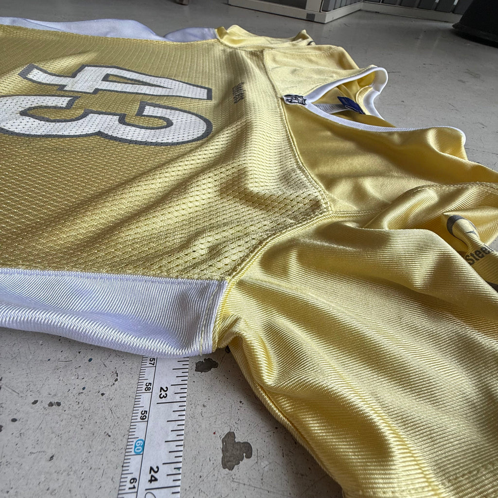 Reebok | Pittsburgh Steelers Polamalu 43 NFL jersey | gul | XL - Re:Junk Vintage