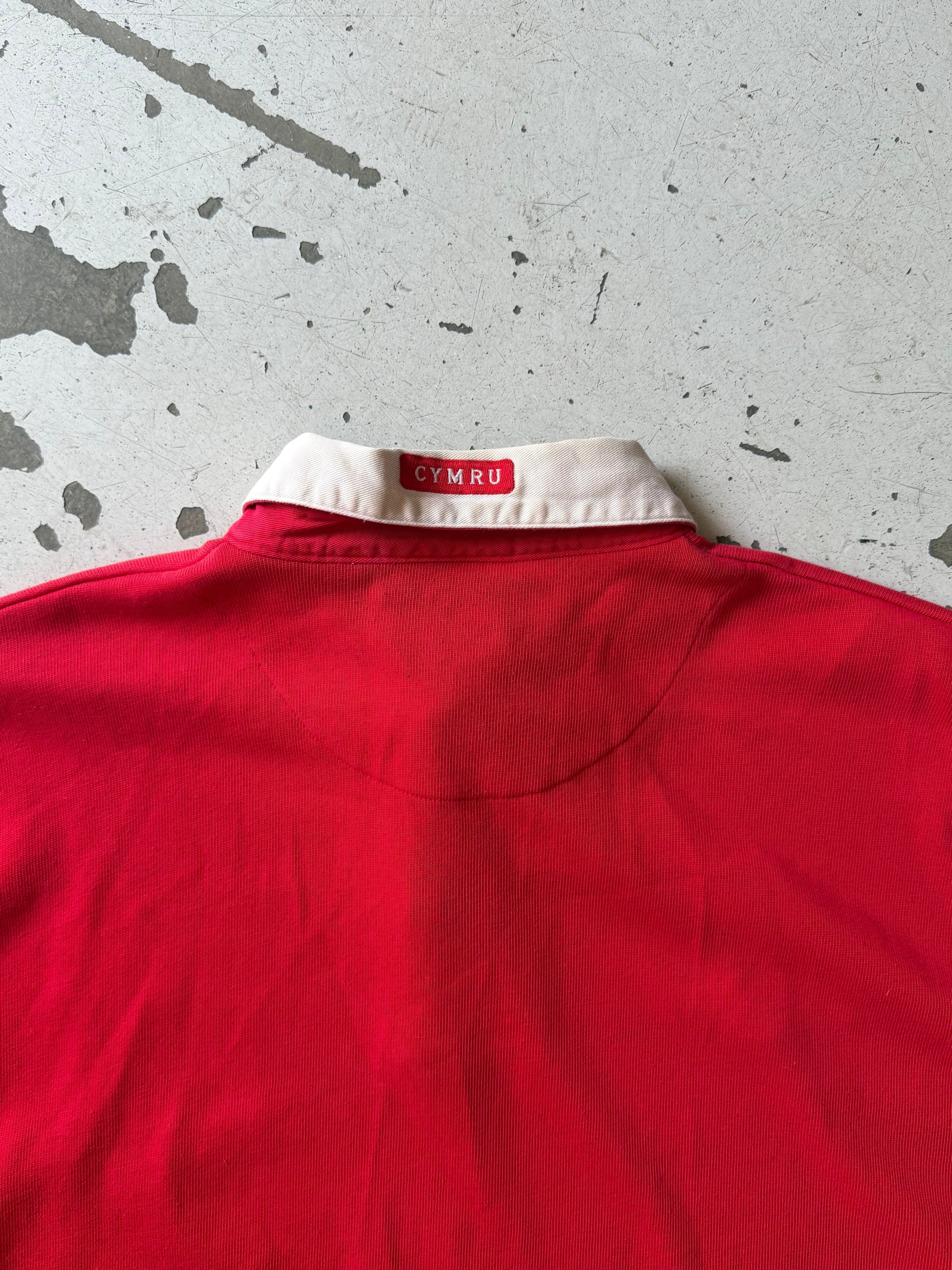 Reebok | Wales rugby trøje | rød | XL - Re:Junk Vintage