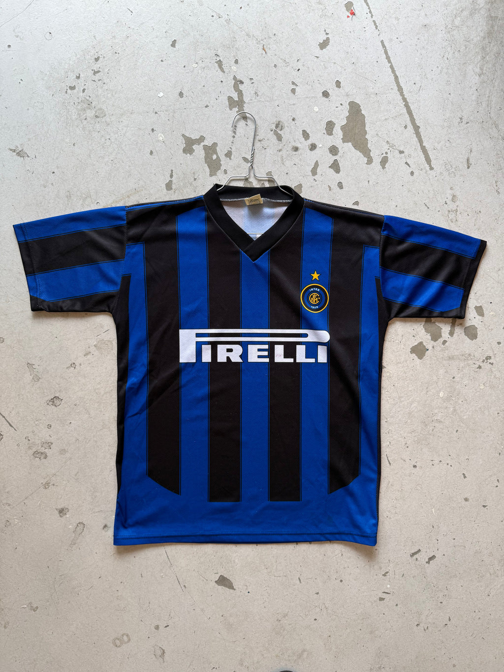 Replica Inter Milan Vintage Fodboldtrøje - 2004 - 2005 - Medium - Re:Junk Vintage