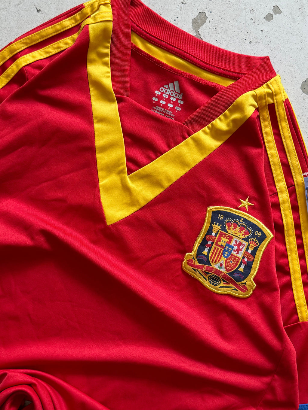 Spanien Vintage Fodboldtrøje – 2010/2011 - Large - Re:Junk Vintage
