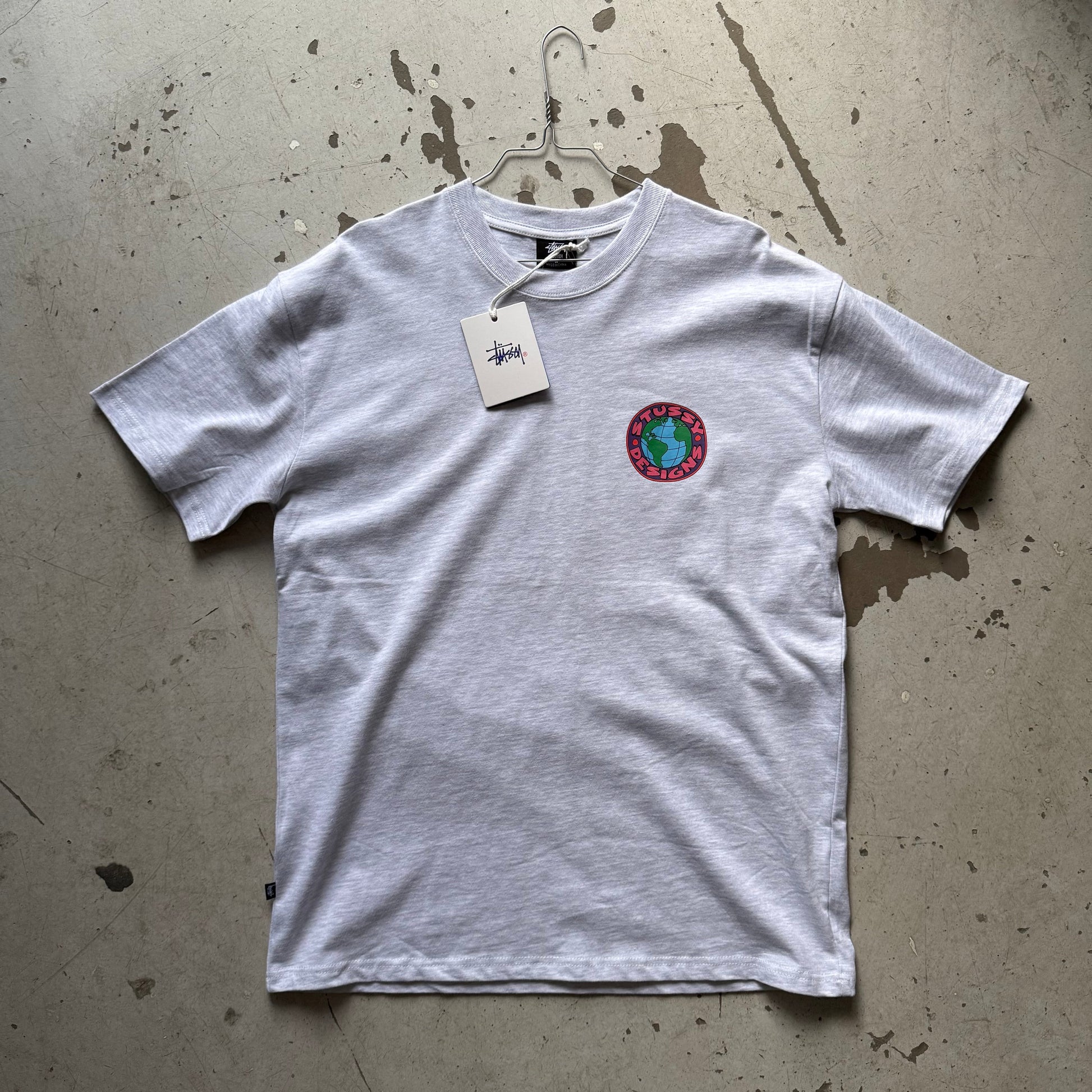 Stussy Deadstock T-shirt | Vintage | Grå | Medium - Re:Junk Vintage