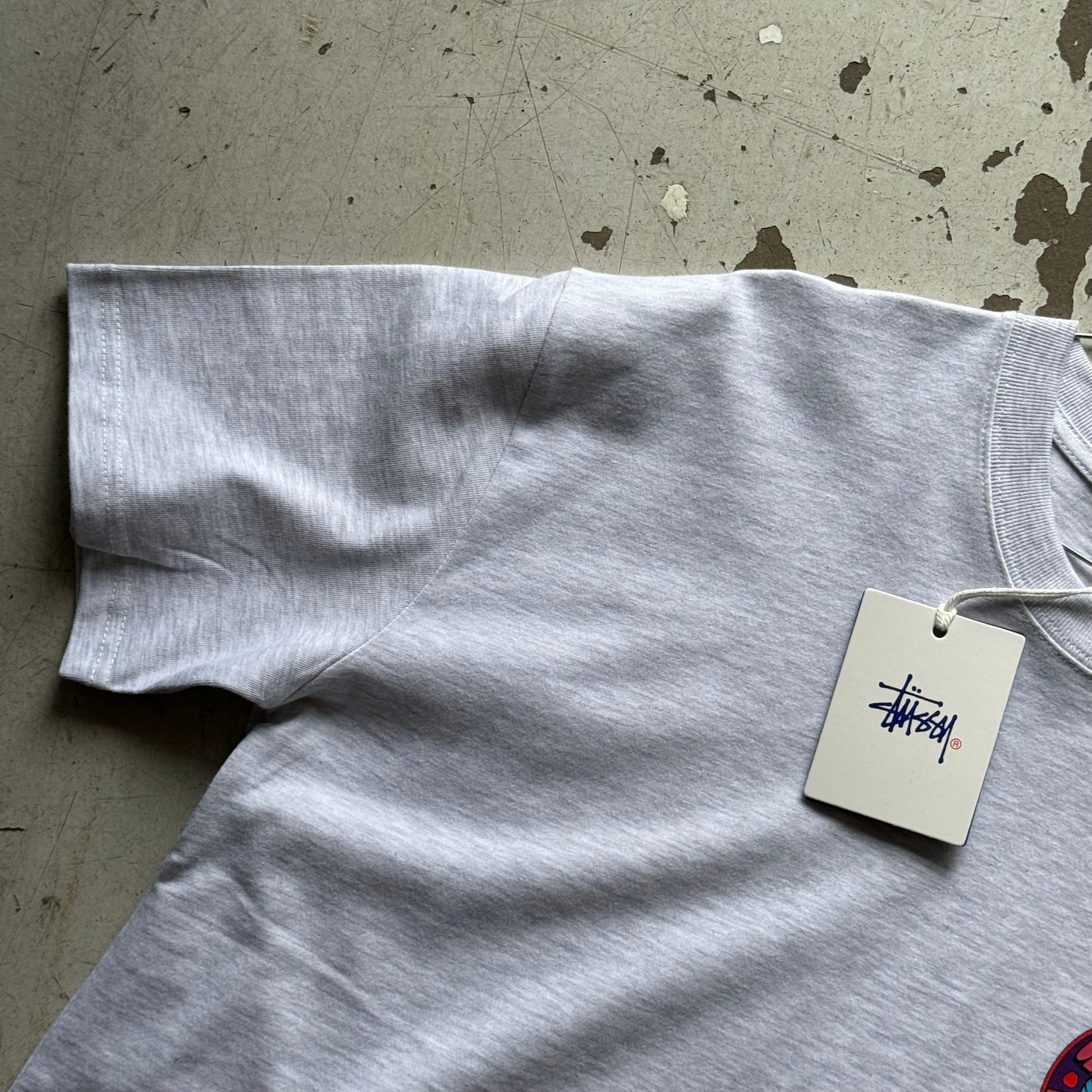 Stussy Deadstock T-shirt | Vintage | Grå | Medium - Re:Junk Vintage