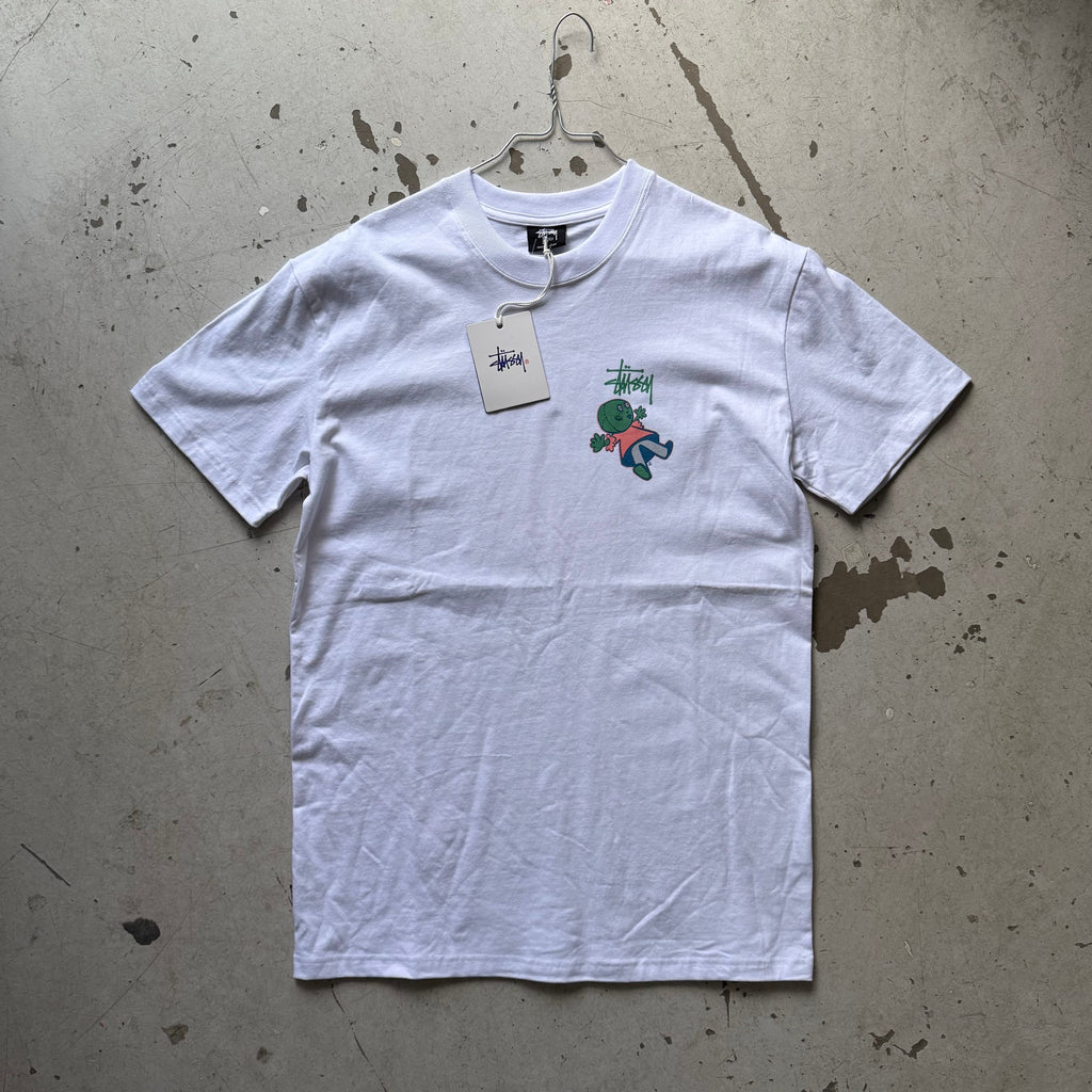 Stussy Deadstock T-shirt | Vintage | Hvid | Small (Kopi) - Re:Junk Vintage