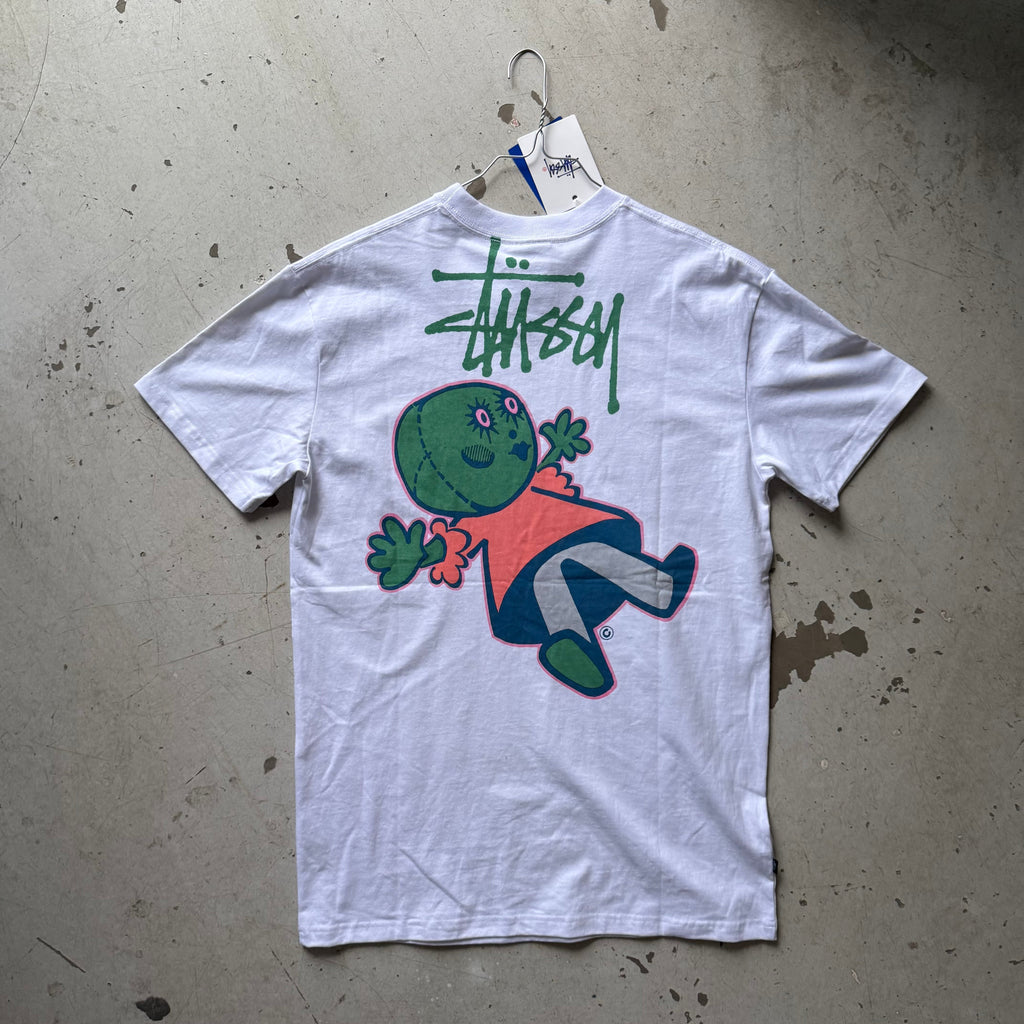 Stussy Deadstock T-shirt | Vintage | Hvid | Small (Kopi) - Re:Junk Vintage