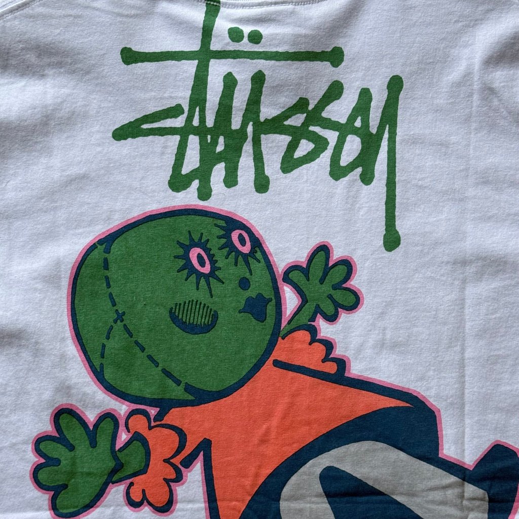 Stussy Deadstock T-shirt | Vintage | Hvid | Small (Kopi) - Re:Junk Vintage