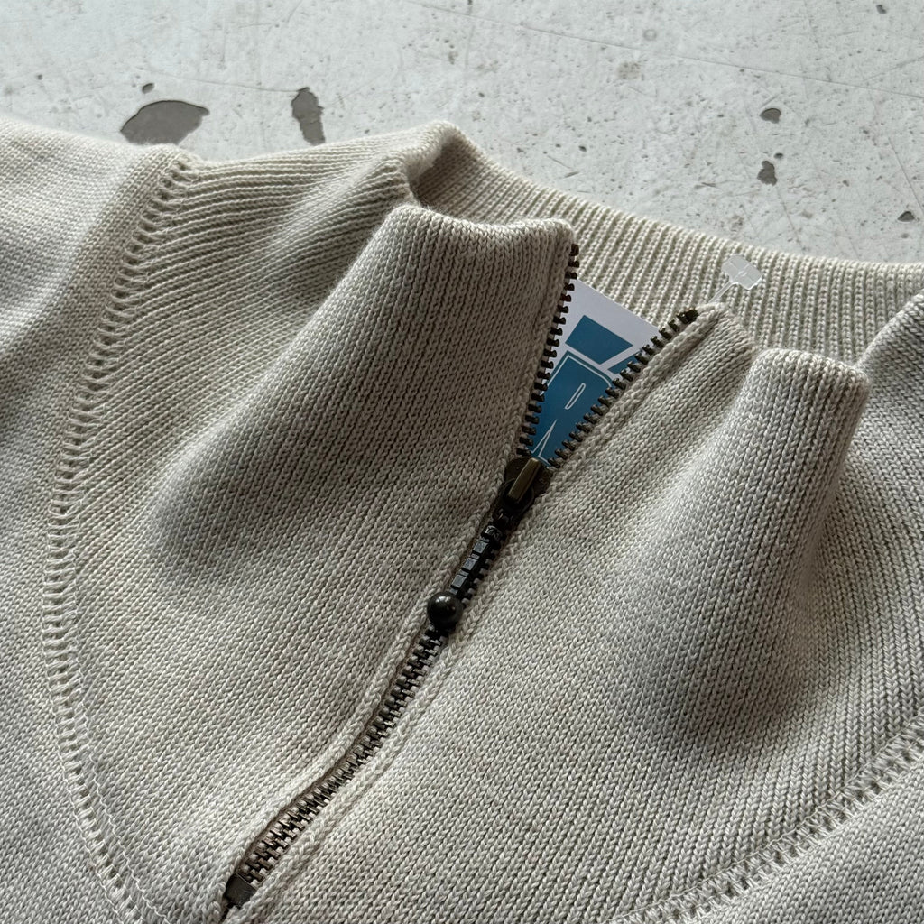 Sveigaard | 1/4 zip sweatshirt | beige | large - Re:Junk Vintage
