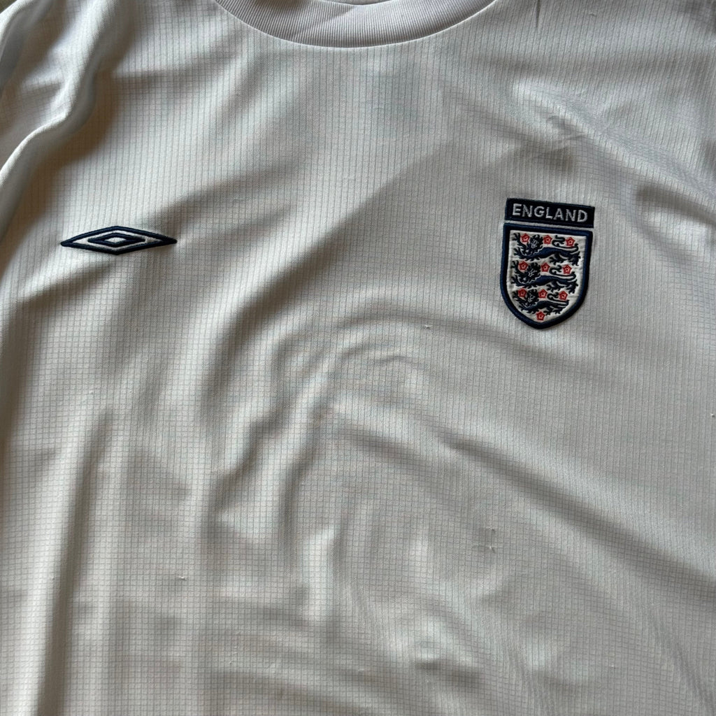 Umbro England | Fodboldtrøje | Hvid | XL - Re:Junk Vintage