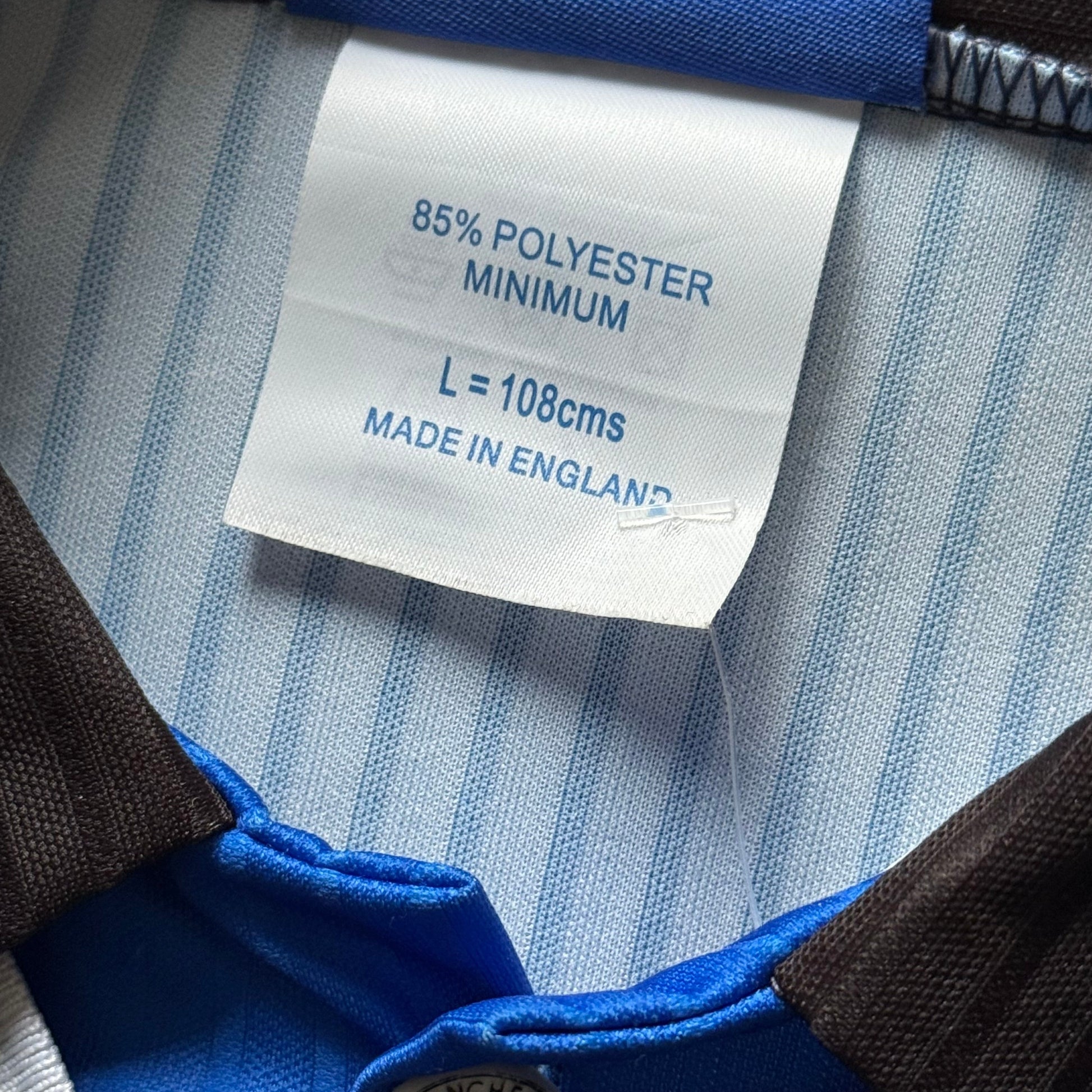 Umbro Manchester United vintage fodboldtrøje blå Solskjær 20 L - Re:Junk Vintage