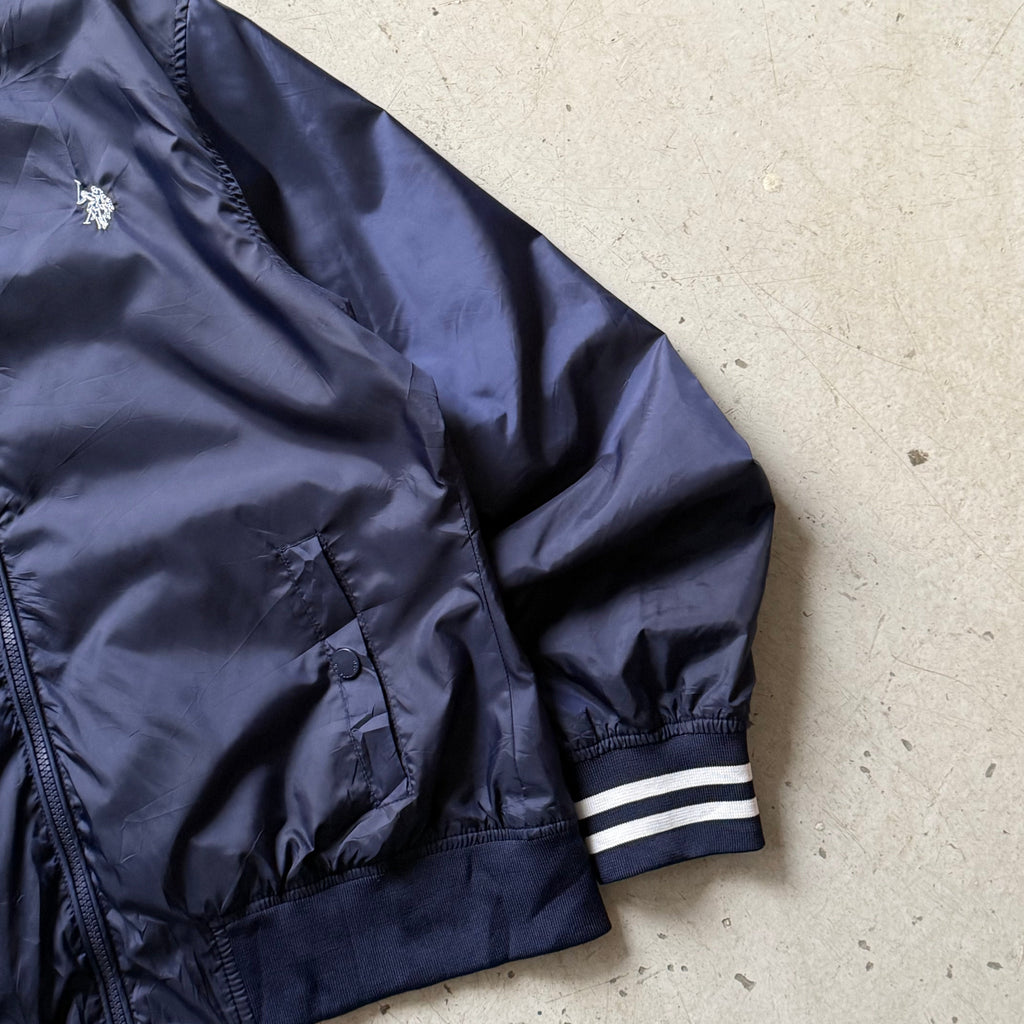US Polo Assn bomberjakke vintage navy blå - Small - Re:Junk Vintage