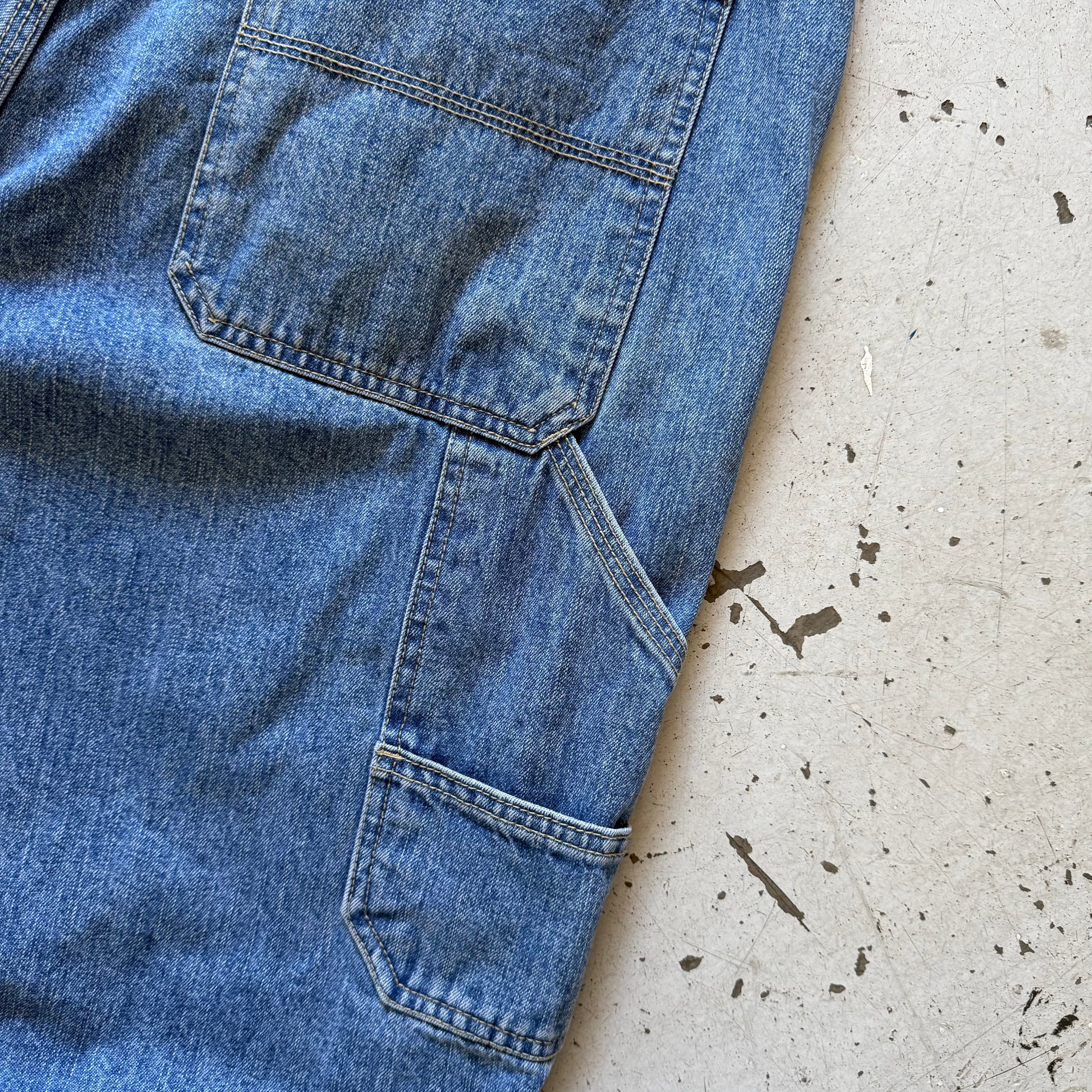 Utility | carpenter denim jorts | blå | W36 - Re:Junk Vintage