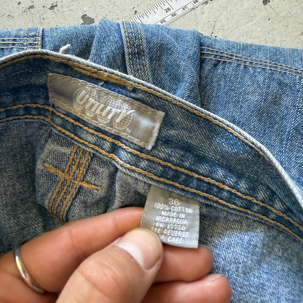 Utility | carpenter denim jorts | blå | W36 - Re:Junk Vintage