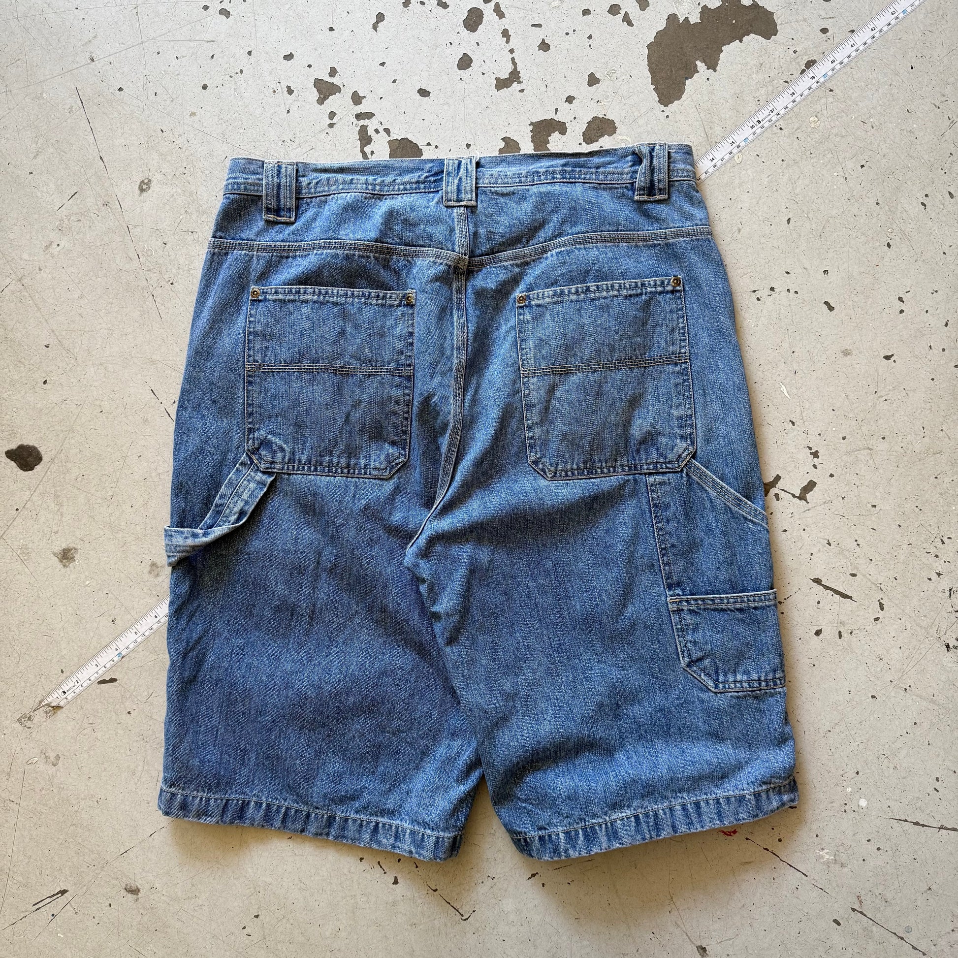 Utility | carpenter denim jorts | blå | W36 - Re:Junk Vintage