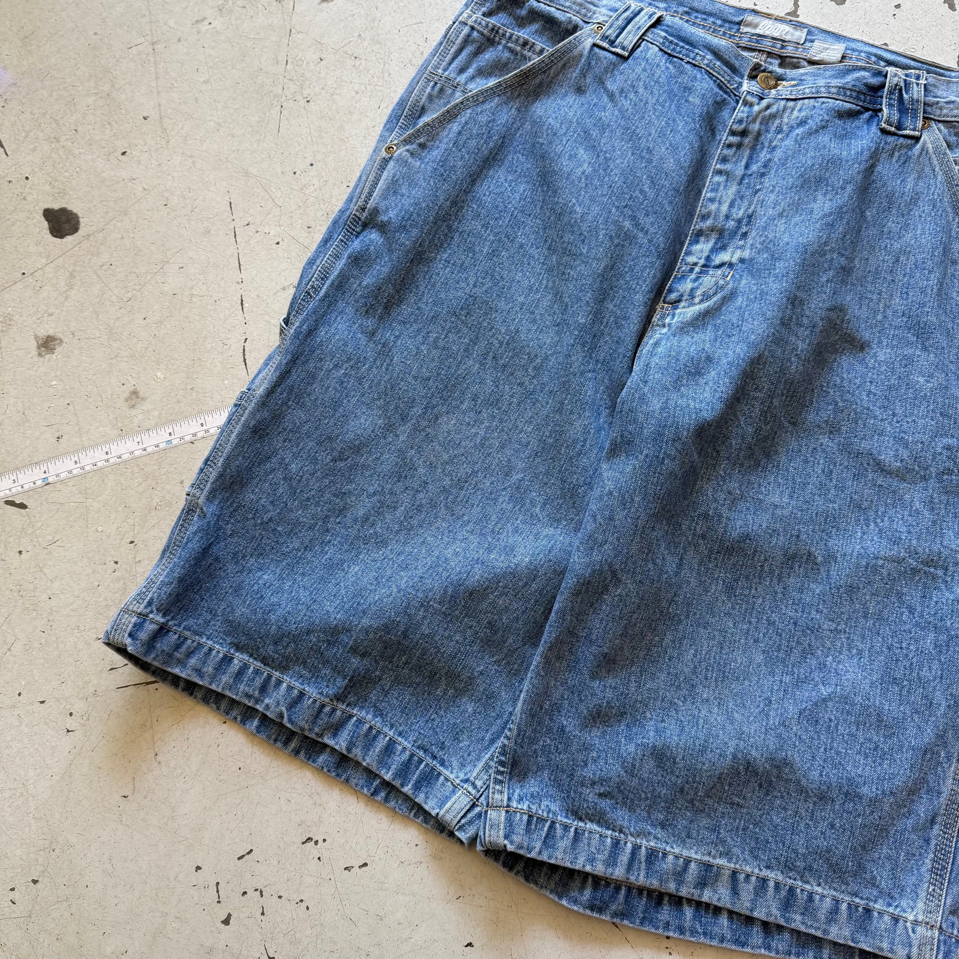 Utility | carpenter denim jorts | blå | W36 - Re:Junk Vintage