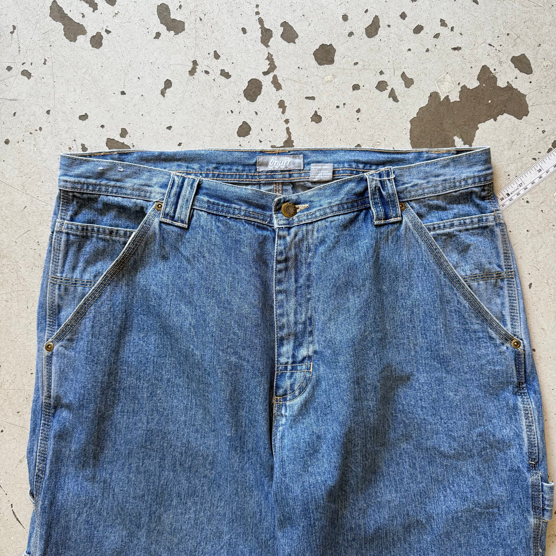 Utility | carpenter denim jorts | blå | W36 - Re:Junk Vintage