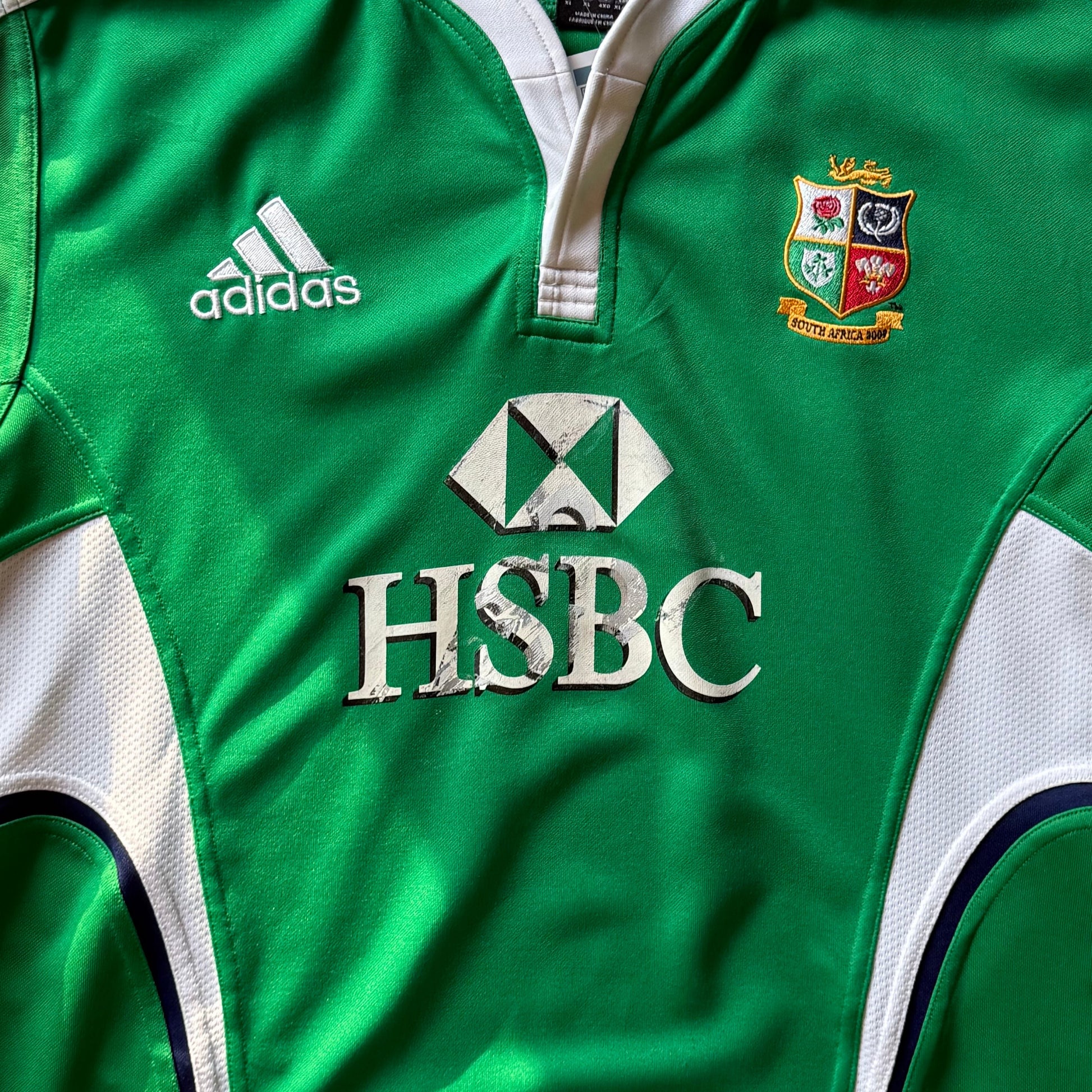 Vintage Adidas | Rugby trøje | Grøn | XL - Re:Junk Vintage
