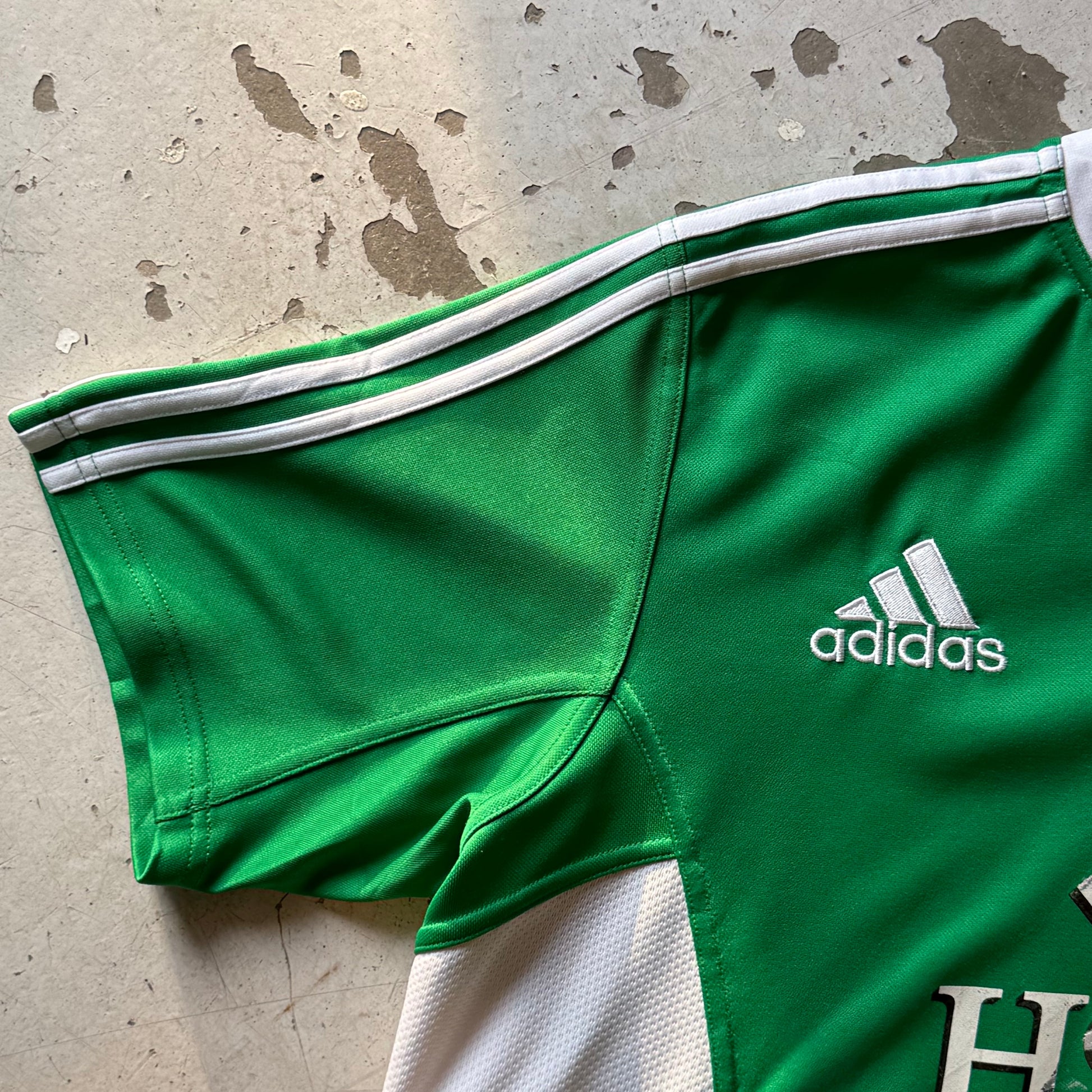 Vintage Adidas | Rugby trøje | Grøn | XL - Re:Junk Vintage