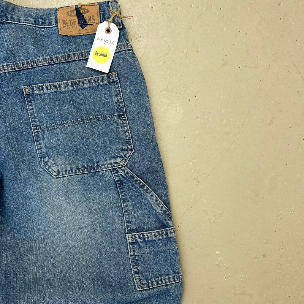 Vintage Baggy Carpenter Jeans W34/L32 - Re:Junk Vintage