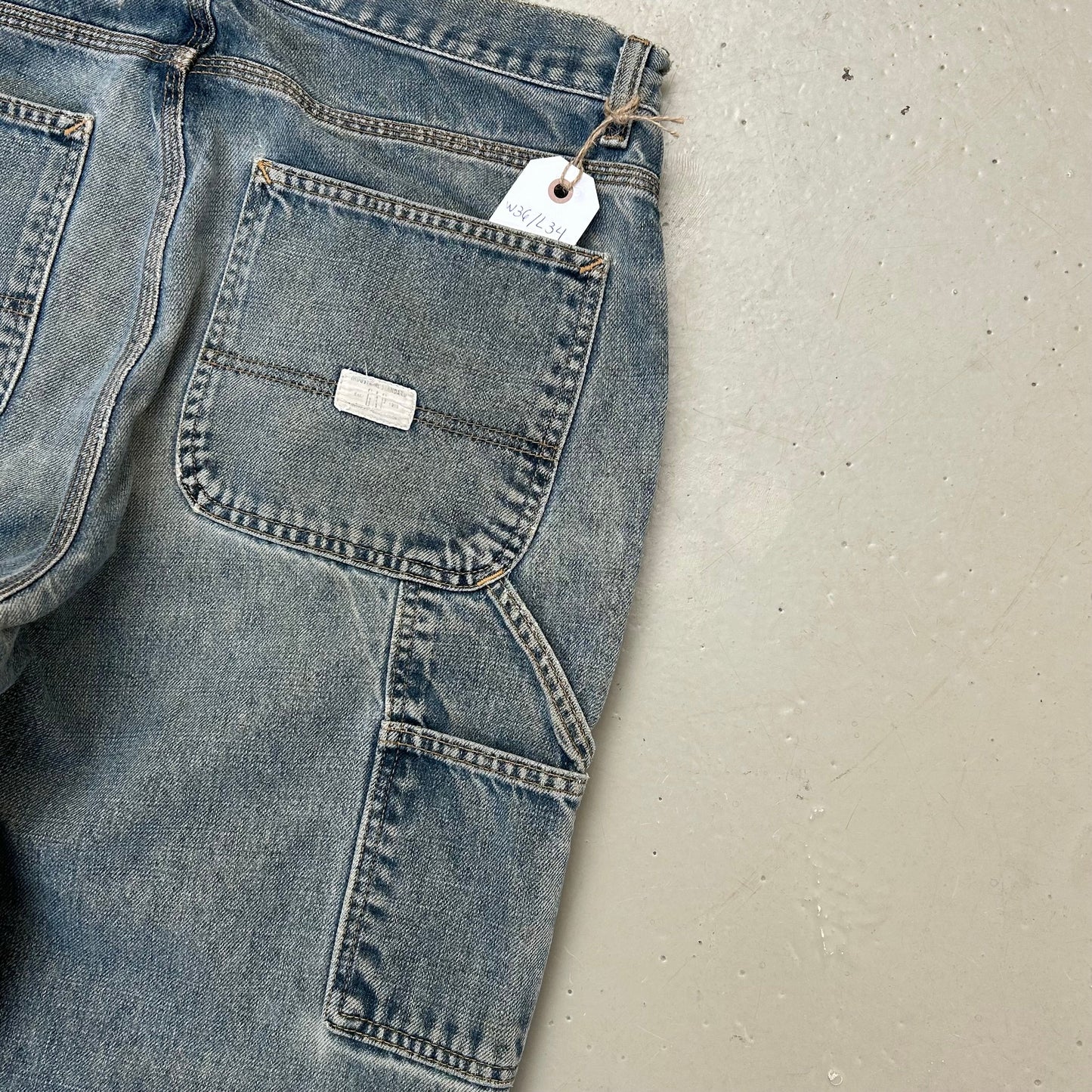 Vintage Baggy Carpenter Jeans W36/L34 - Re:Junk Vintage