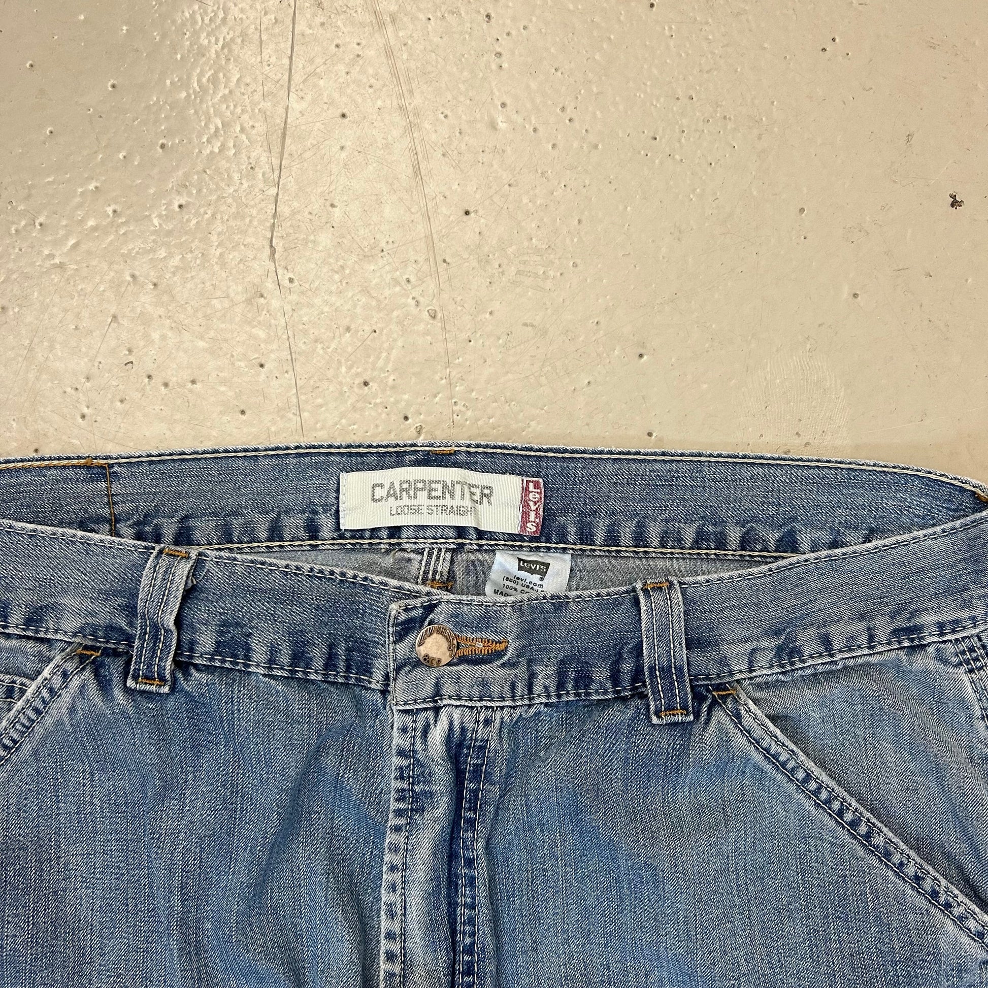 Vintage Baggy Carpenter Jeans W36/L36 - Re:Junk Vintage
