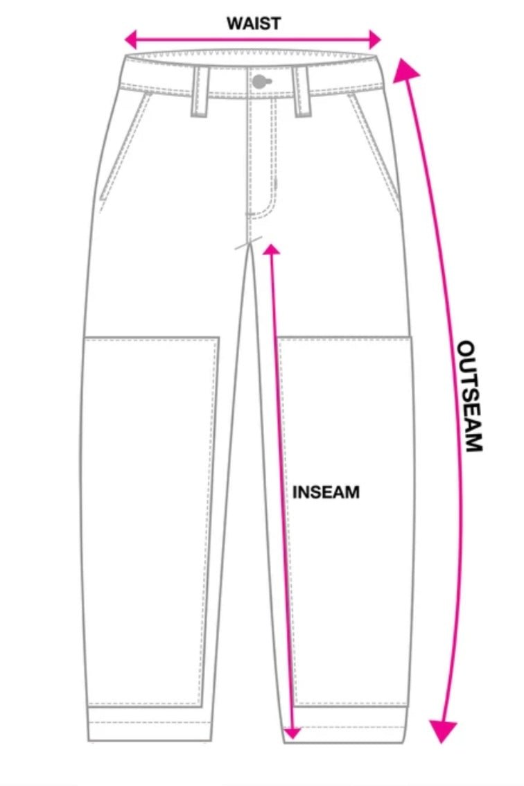 Vintage Baggy Carpenter Trousers W38/L30 - Re:Junk Vintage