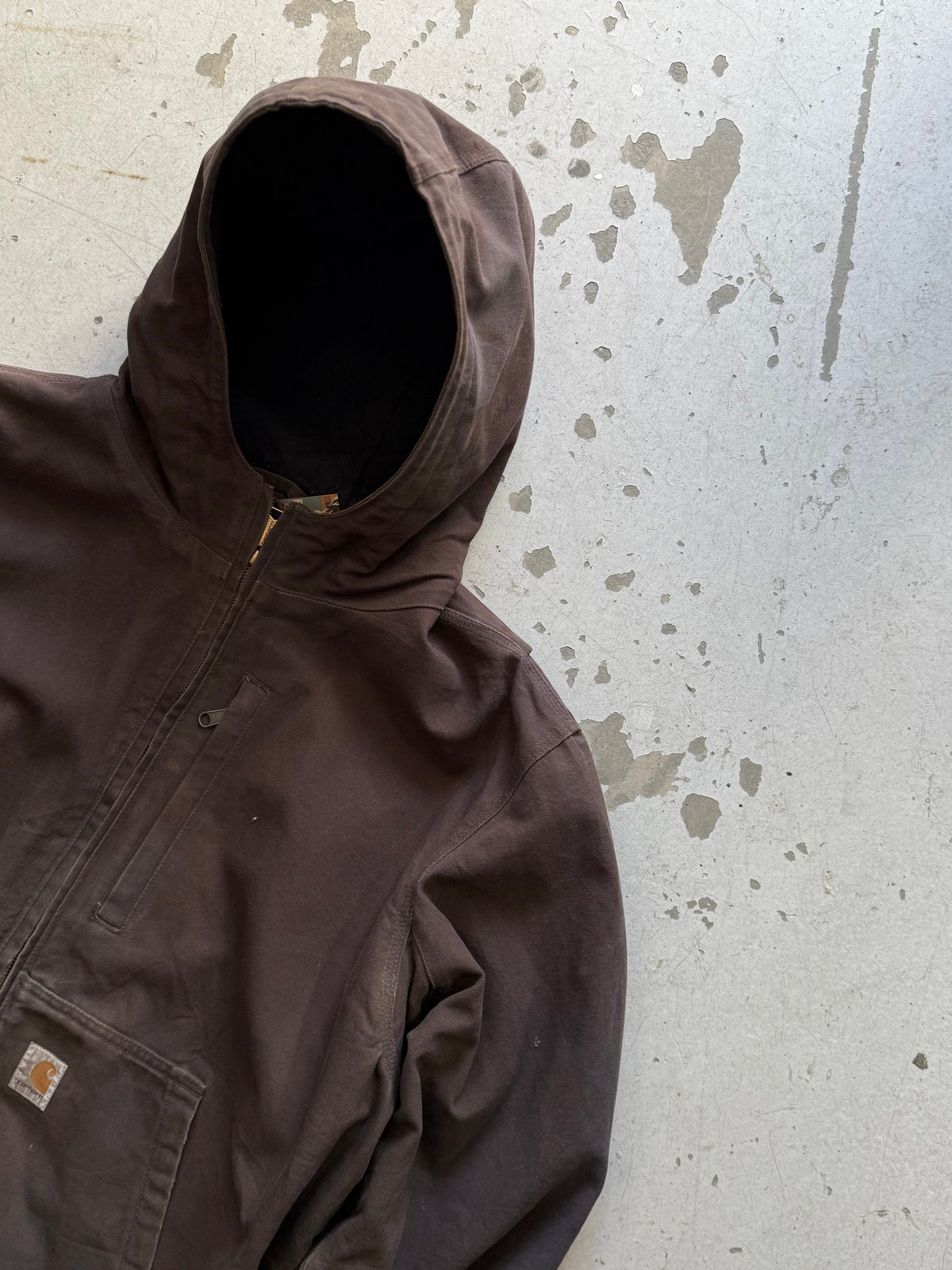 Vintage Carhartt Active Jakke – Brown Duck Canvas (2019) - Re:Junk Vintage
