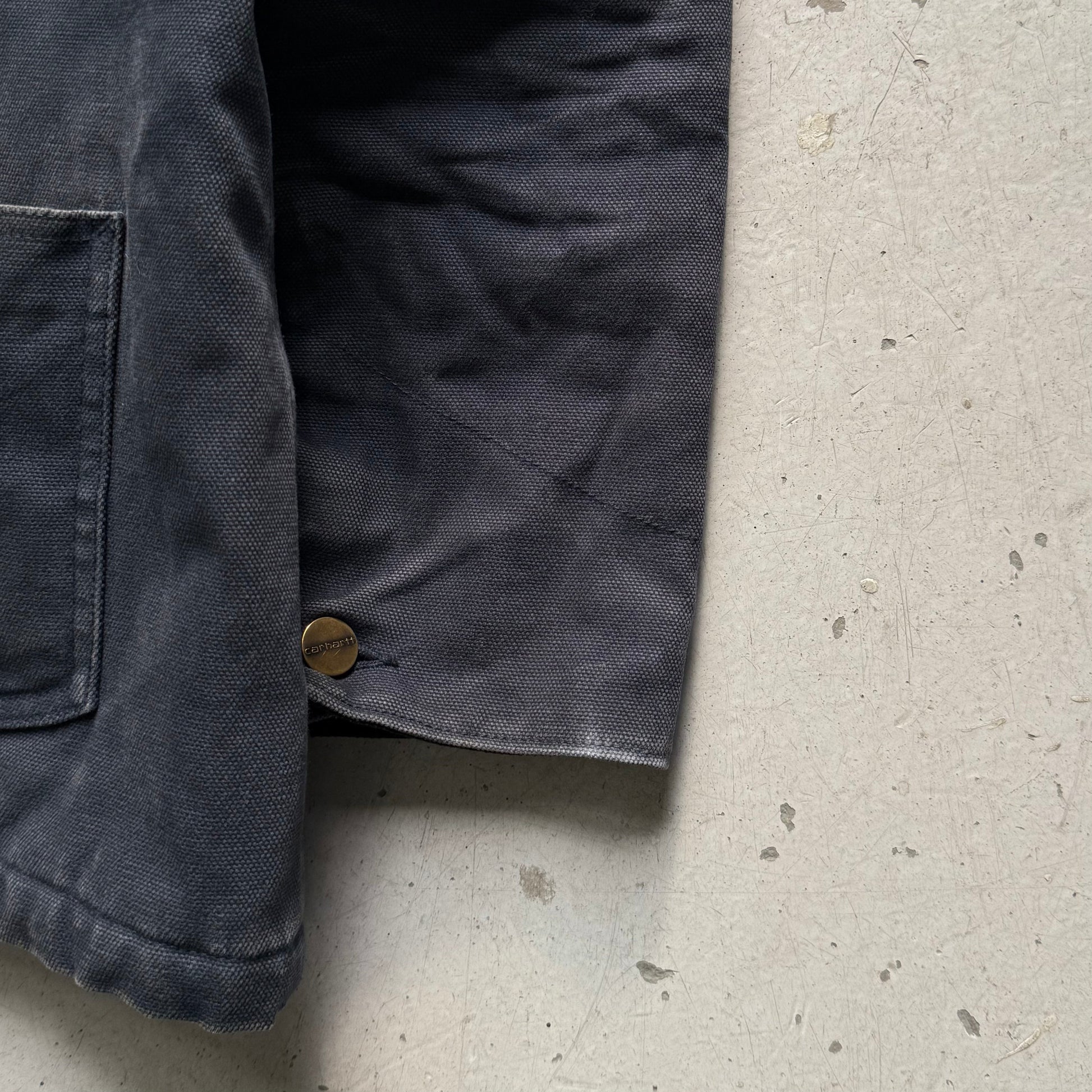 Vintage Carhartt Chore Jakke – Navy Canvas (2012) - Re:Junk Vintage