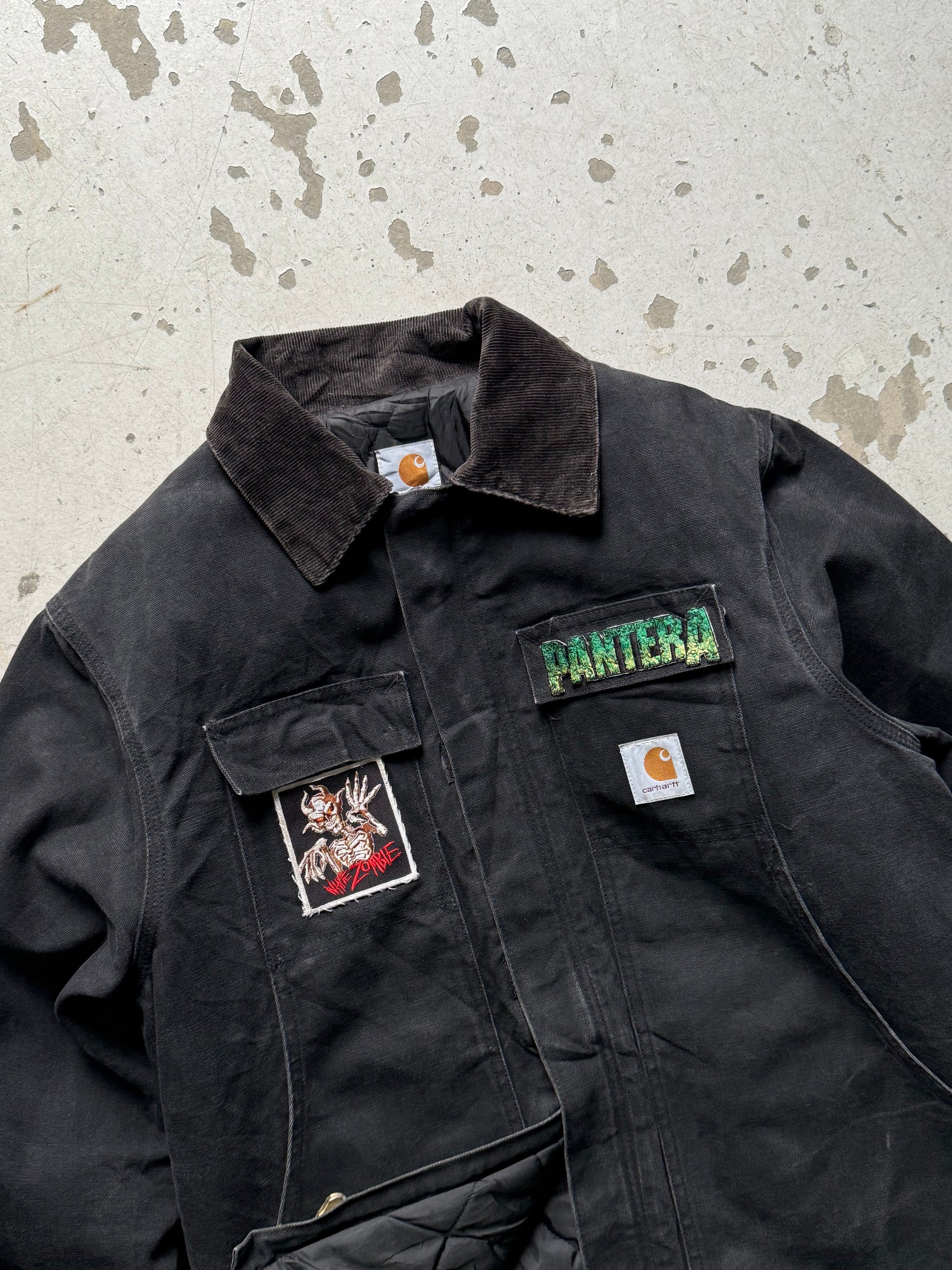 Vintage Carhartt Detroit Core Jakke m. Patchwork - Re:Junk Vintage