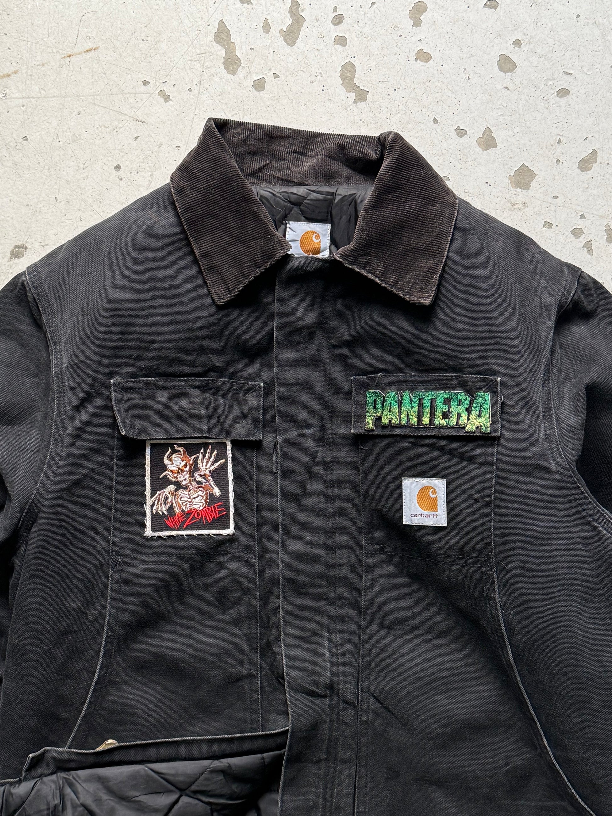 Vintage Carhartt Detroit Core Jakke m. Patchwork - Re:Junk Vintage