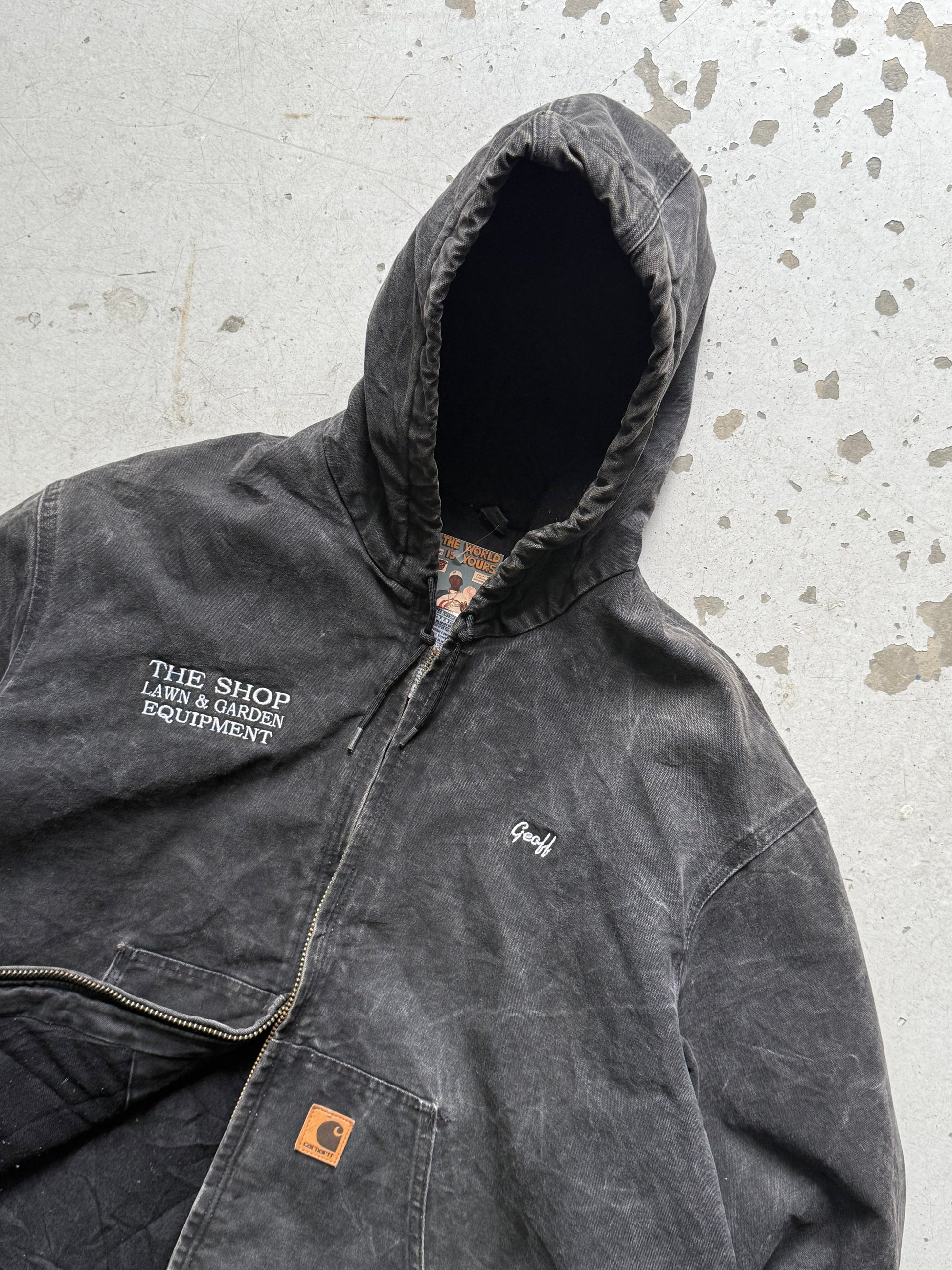 Vintage Carhartt Workwear Hoodie – “The Shop” 2005 - Re:Junk Vintage