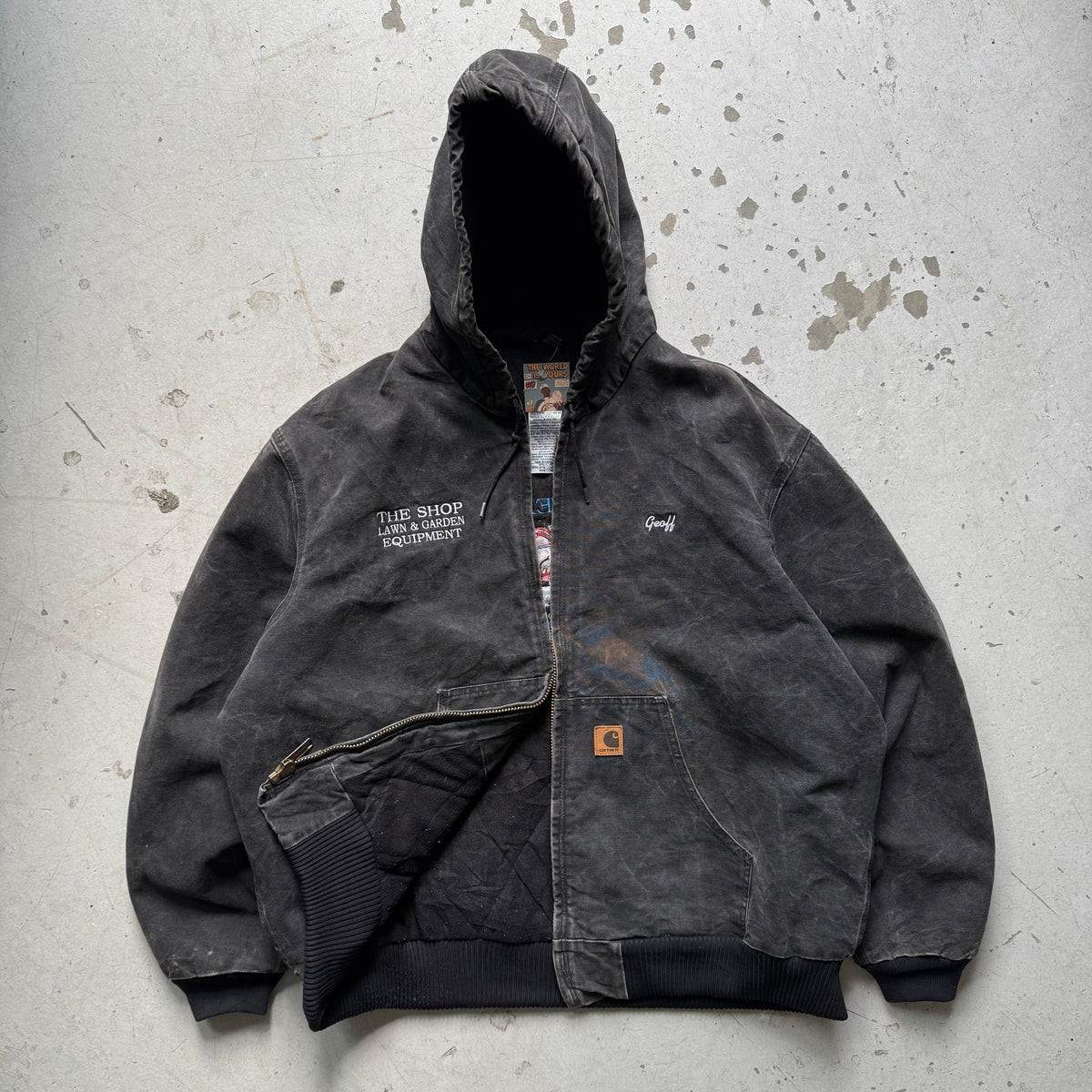 Vintage Carhartt Workwear Hoodie – “The Shop” 2005 - Re:Junk Vintage