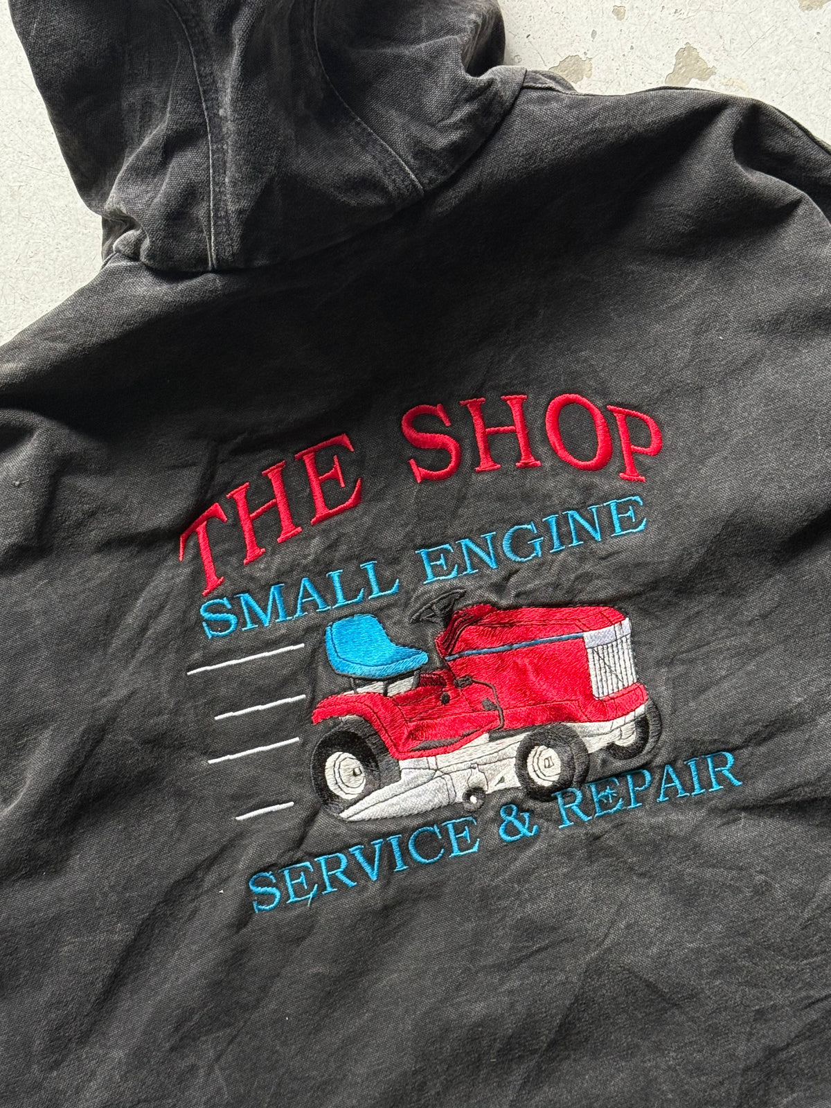 Vintage Carhartt Workwear Hoodie – “The Shop” 2005 - Re:Junk Vintage