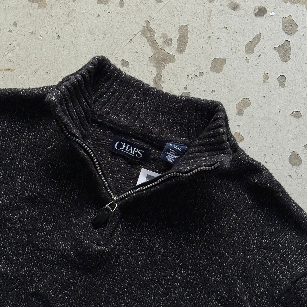 Vintage Chaps Quarter Zip Sweater - Re:Junk Vintage