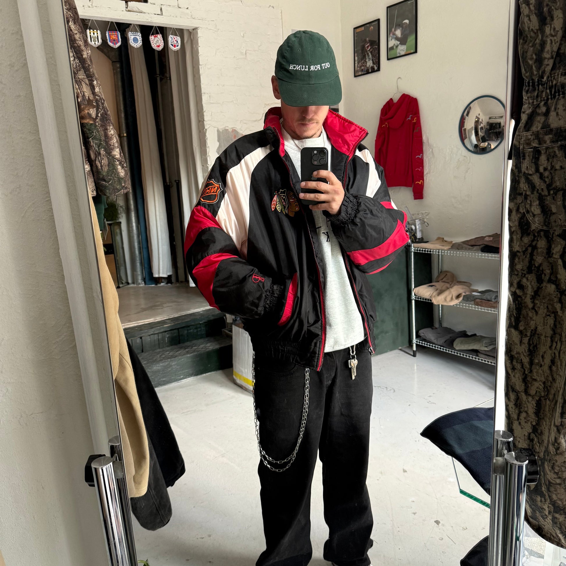 Vintage Chicago Blackhawks NHL Jacket – Pro Layer - Re:Junk Vintage