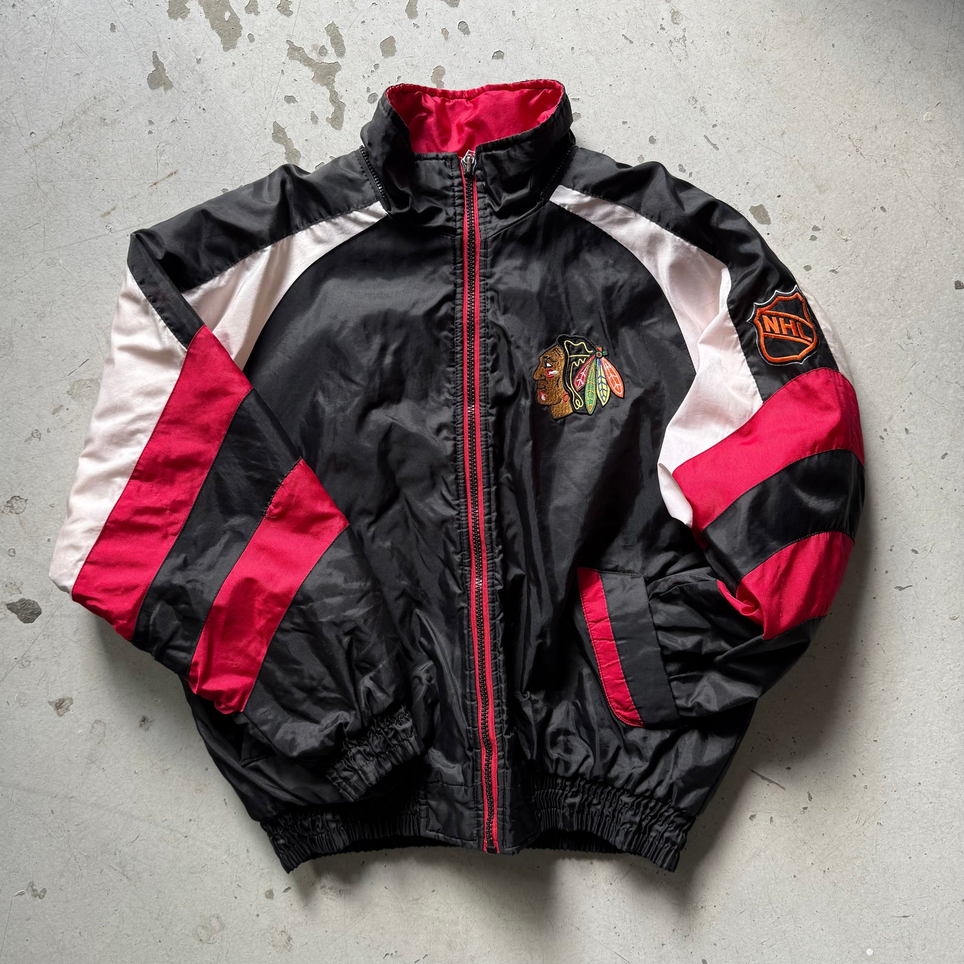 Vintage Chicago Blackhawks NHL Jacket – Pro Layer - Re:Junk Vintage
