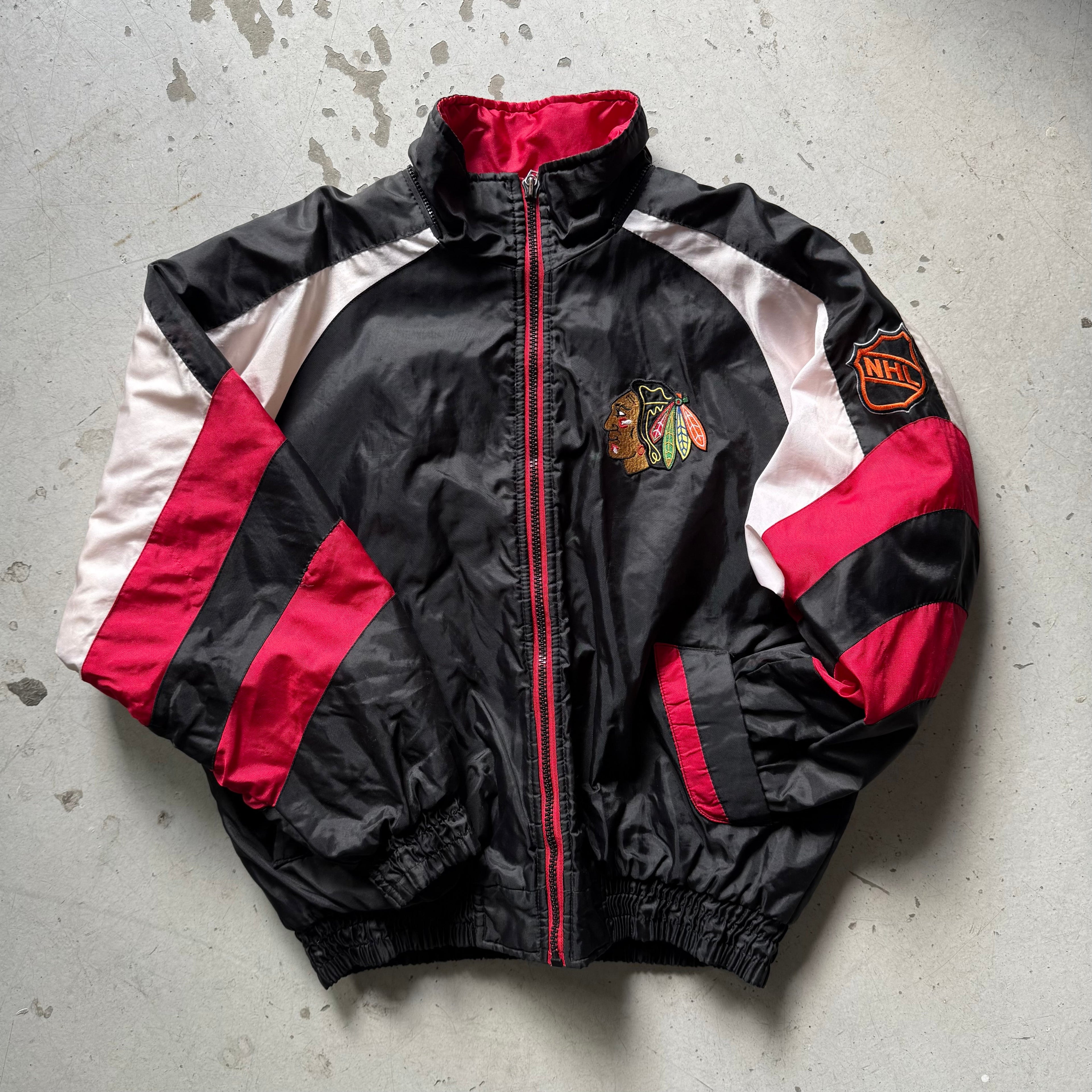 Vintage Chicago Blackhawks NHL Jacket – Pro Layer