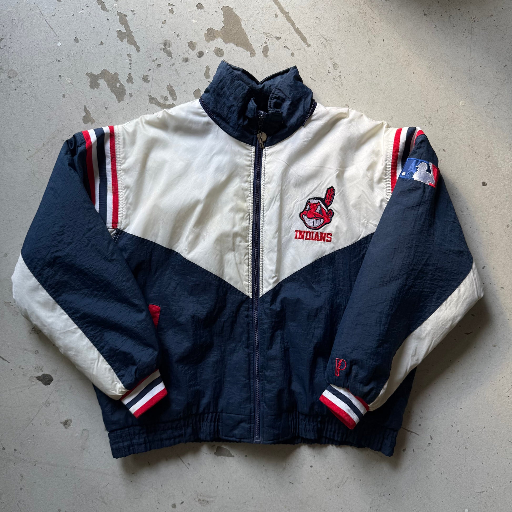 Vintage Cleveland Indians MLB Jakke – Pro Layer - Re:Junk Vintage