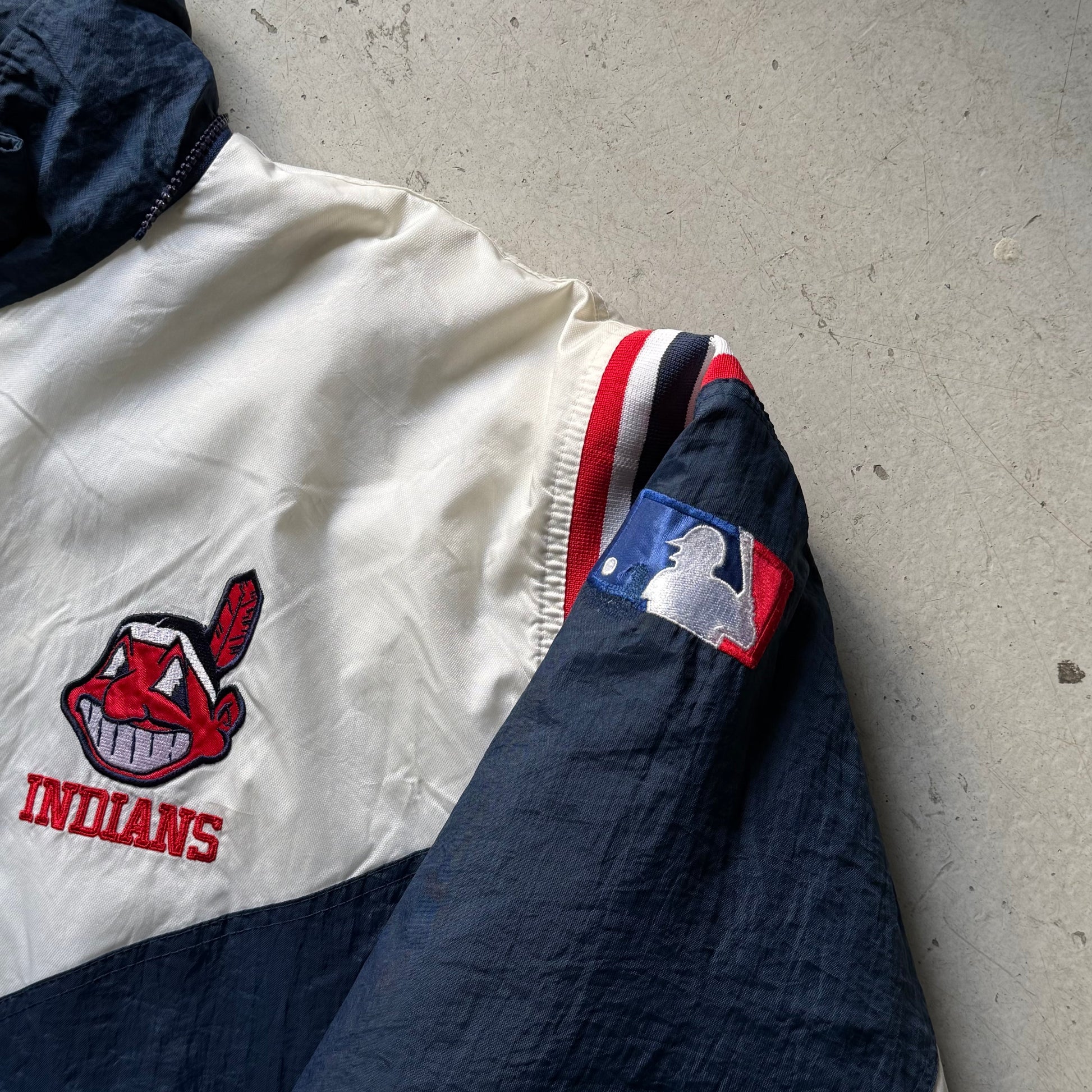 Vintage Cleveland Indians MLB Jakke – Pro Layer - Re:Junk Vintage