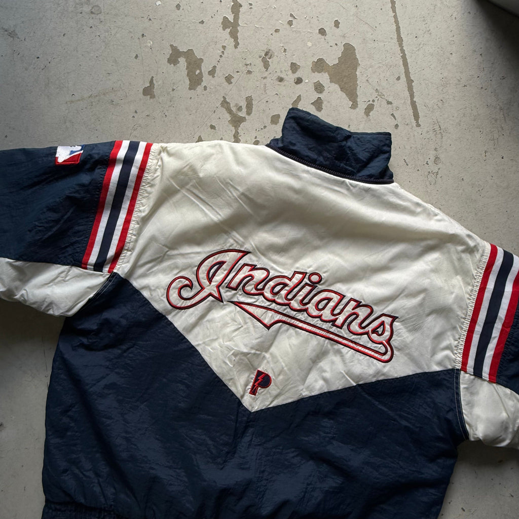 Vintage Cleveland Indians MLB Jakke – Pro Layer - Re:Junk Vintage