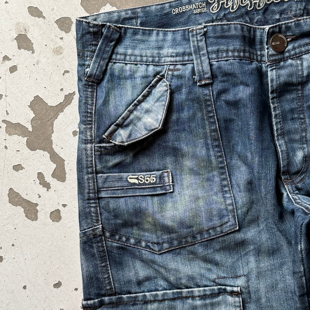 Vintage | denim jorts | mørkeblå | W34 - Re:Junk Vintage
